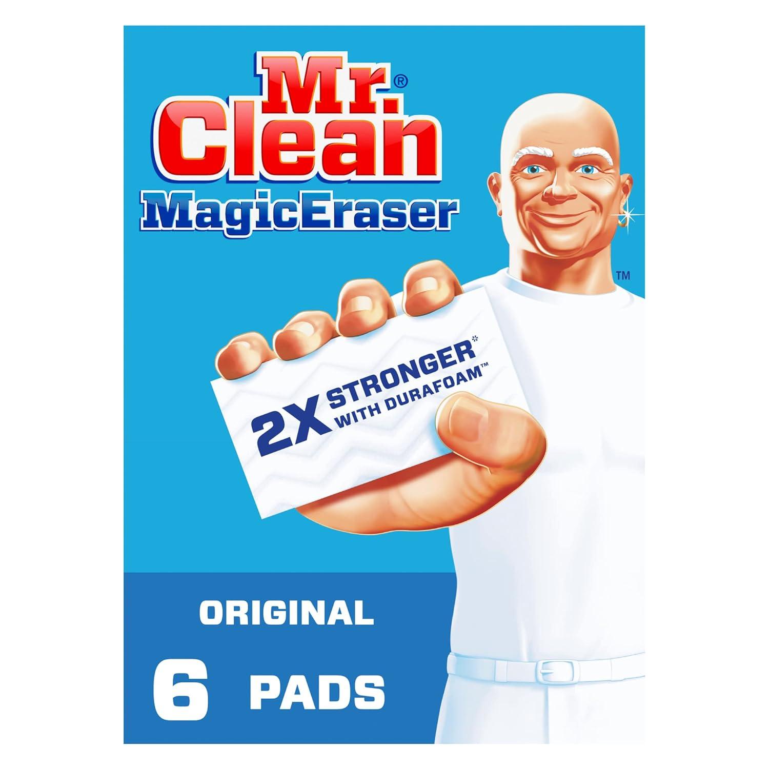 Mr. Clean Original Magic Eraser Cleaning Pads with Durafoam - 6ct