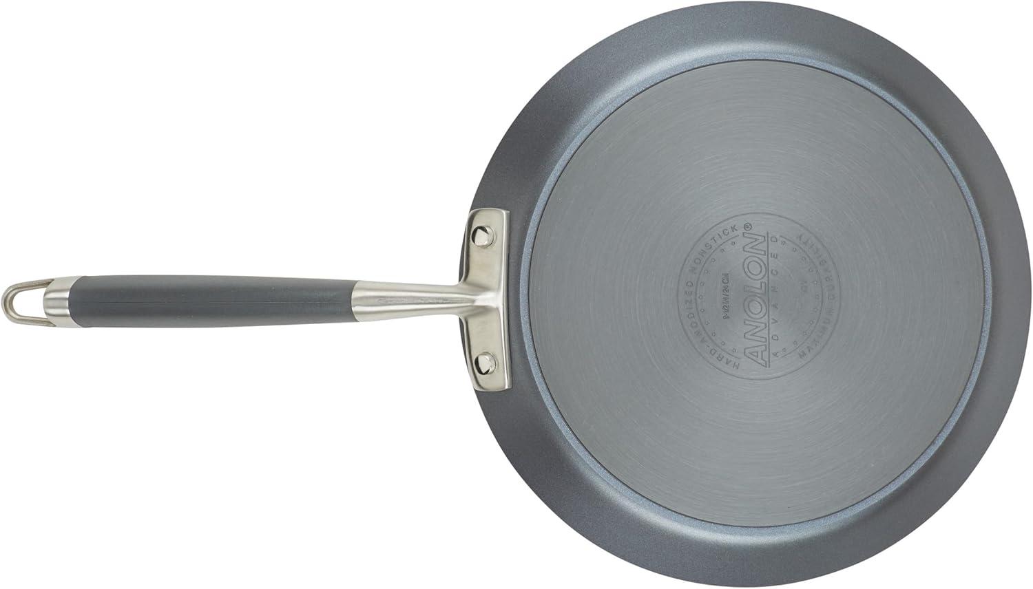 Anolon Advanced Home 9.5 inch Hard Anodized Nonstick Crepe Pan, Moonstone