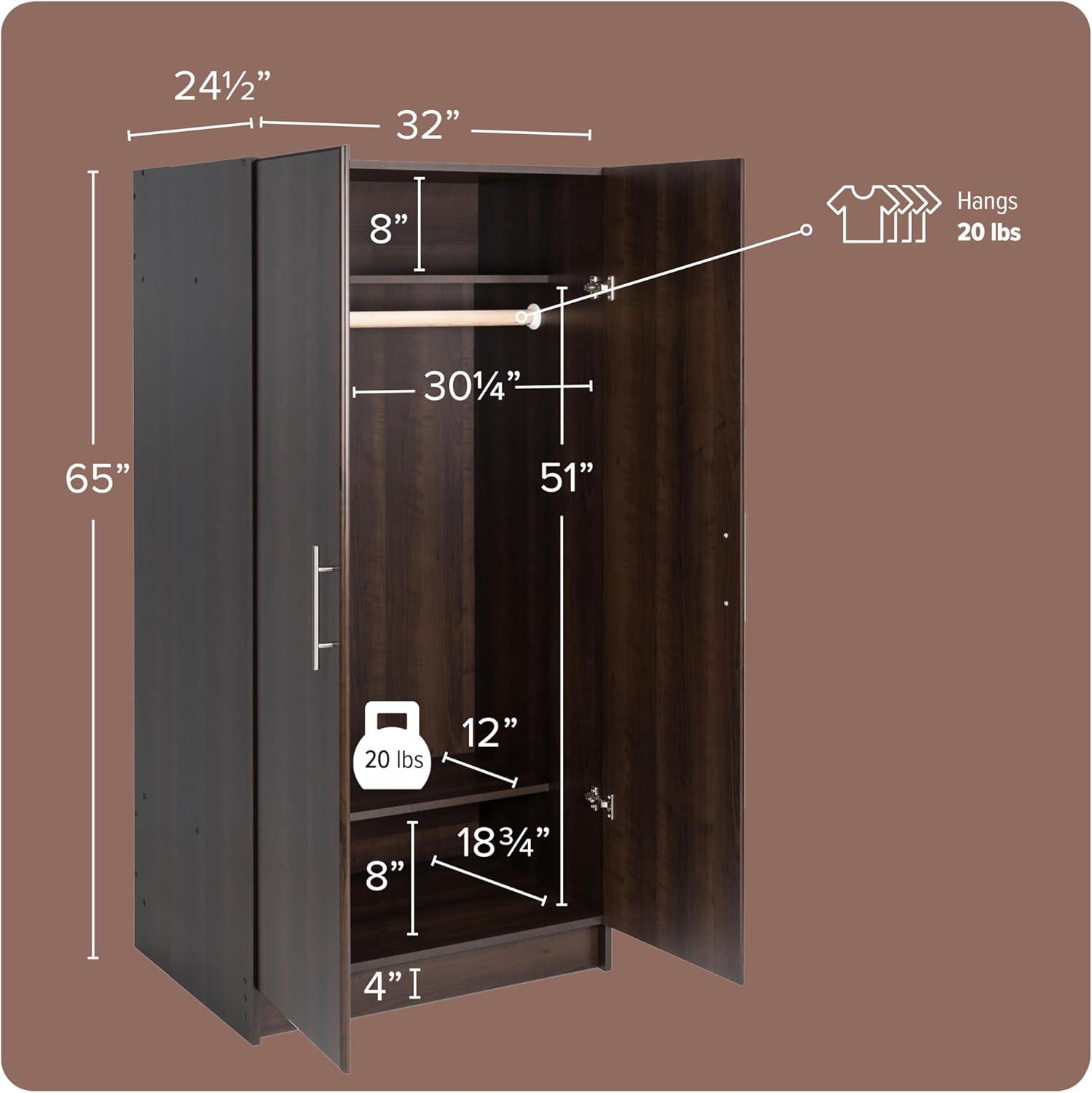 32" Elite Wardrobe Cabinet - Prepac