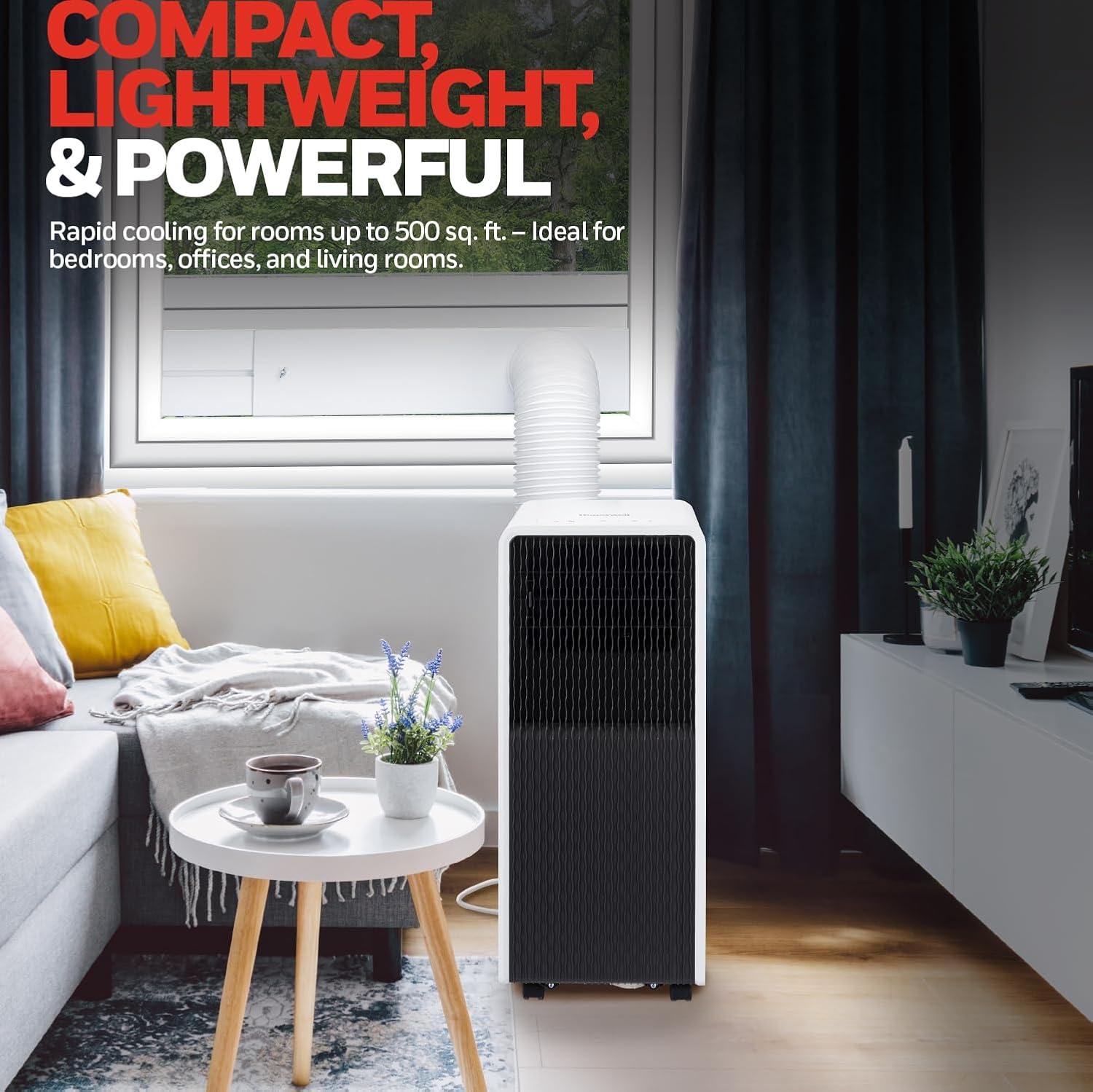 Honeywell Honeywell 10000 BTU (SACC)/13500 BTU (ASHARE) Portable Air Conditioner for 625 Sq Ft, with Dehumidifier & Fan