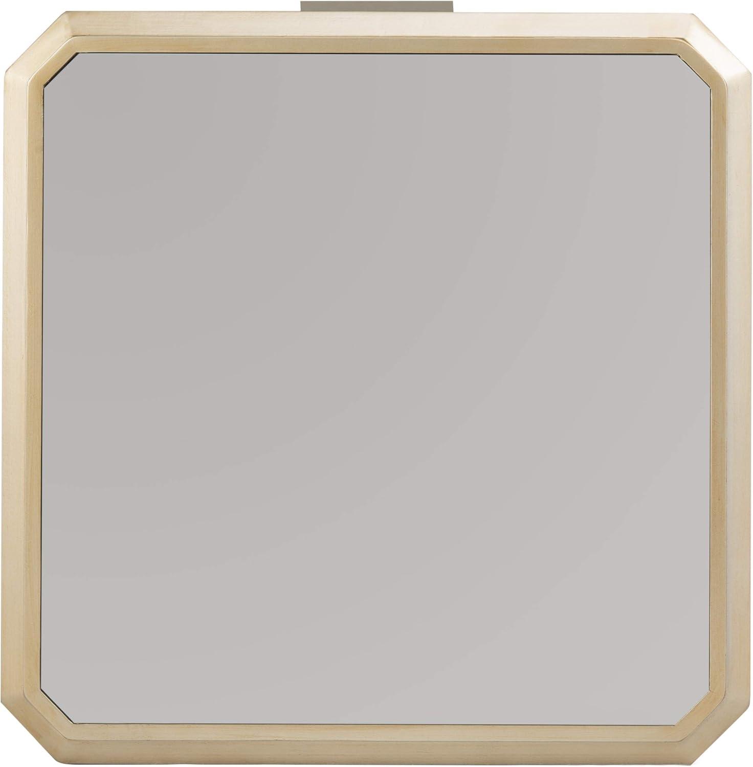 Giana 3 Drawer Mirrored Nightstand - Mirror - Safavieh.