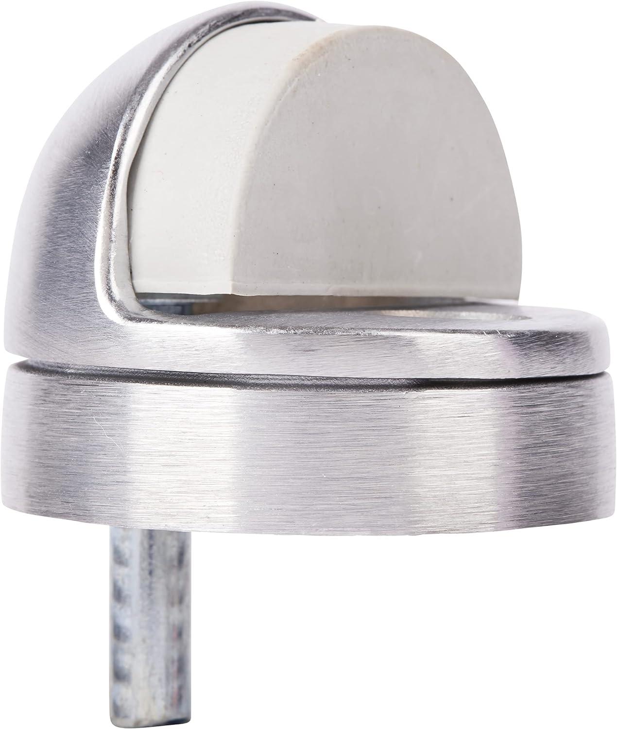 BRINKS Commercial - Dome Floor Door Stop, Satin Chrome Finish - Non-Obtrusive Option to Protect Doors and Walls