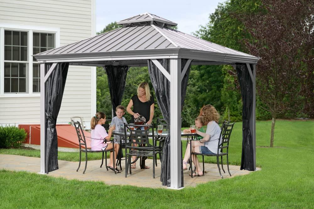 Sojag Sojag Monaco Champagne 10 ft. x 10 ft. Gazebo