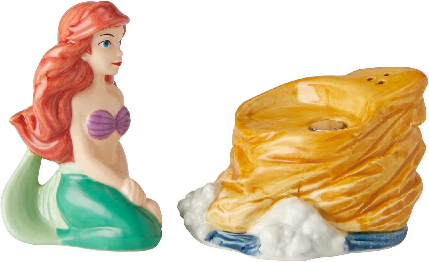 Department 56 Ariel on Rock Salt and Pepper Shaker Set 3.9in H