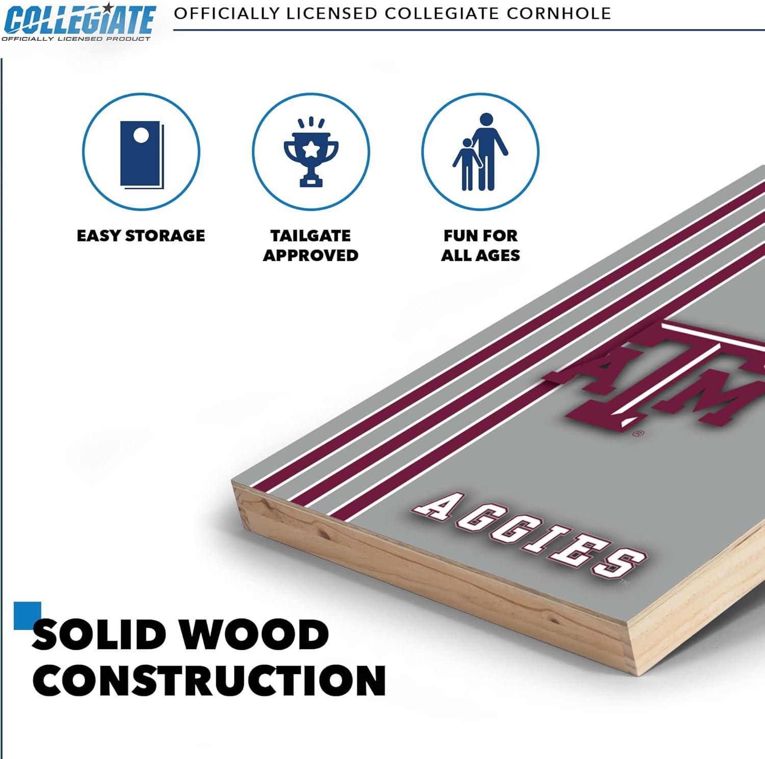 NCAA Georgia Bulldogs 2'x3' Wood Cornhole Set