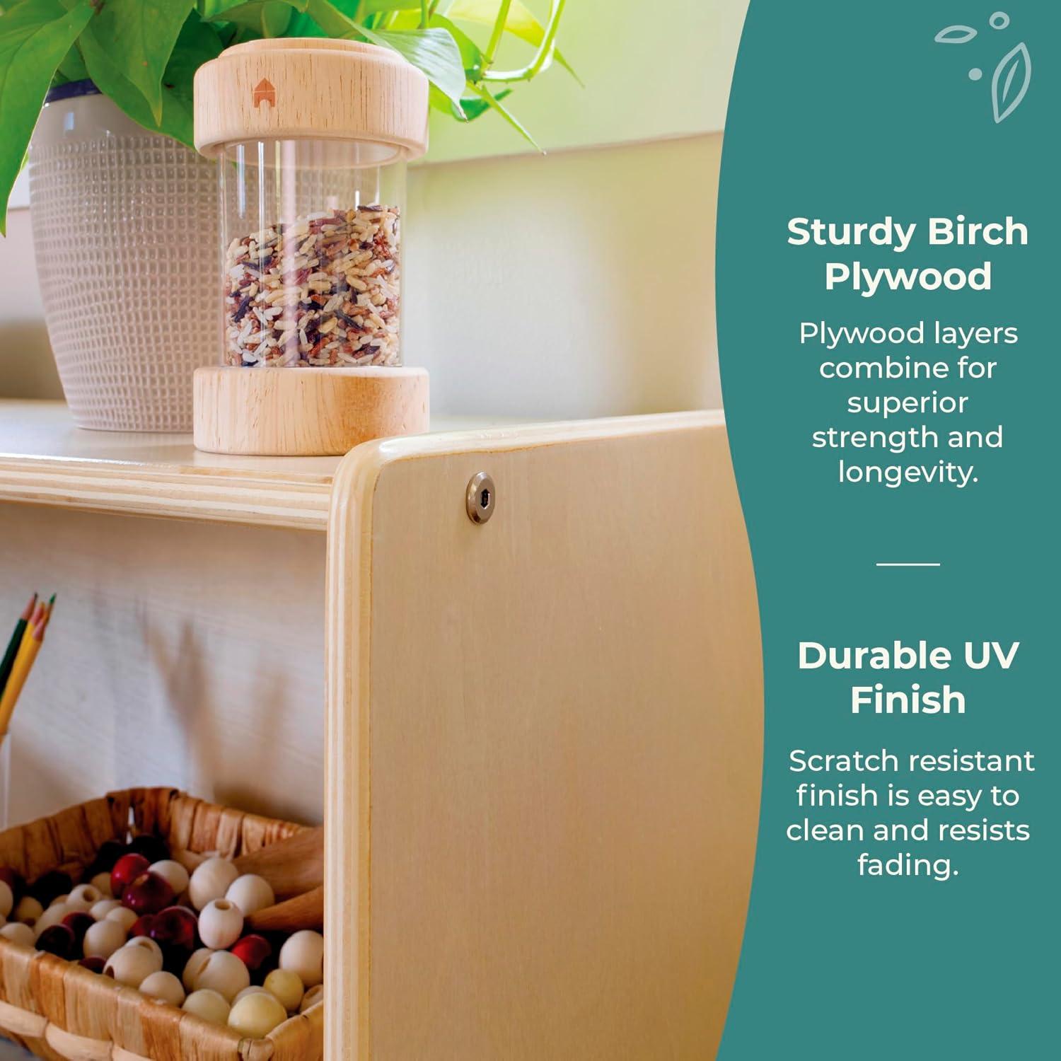 Guidecraft EdQ Essentials 3-Shelf Open Storage & Reviews | Wayfair