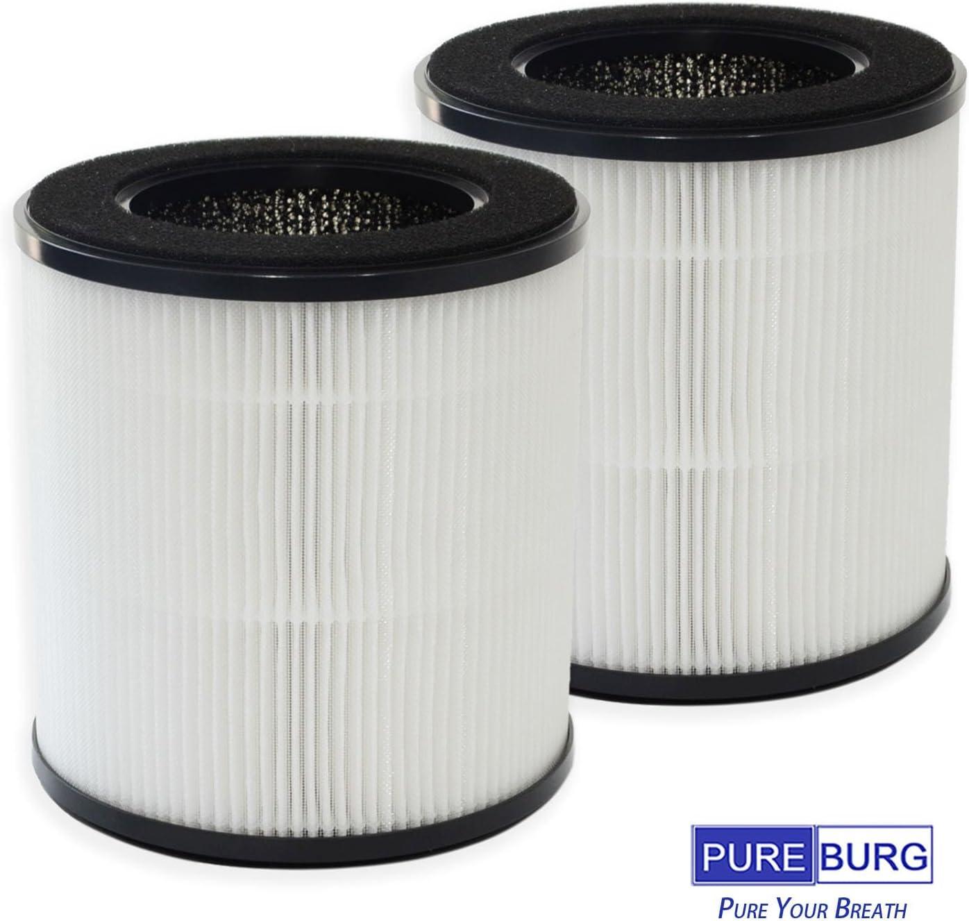 H13 HEPA Activated Carbon Air Purifier Replacement Filters, 2-Pack