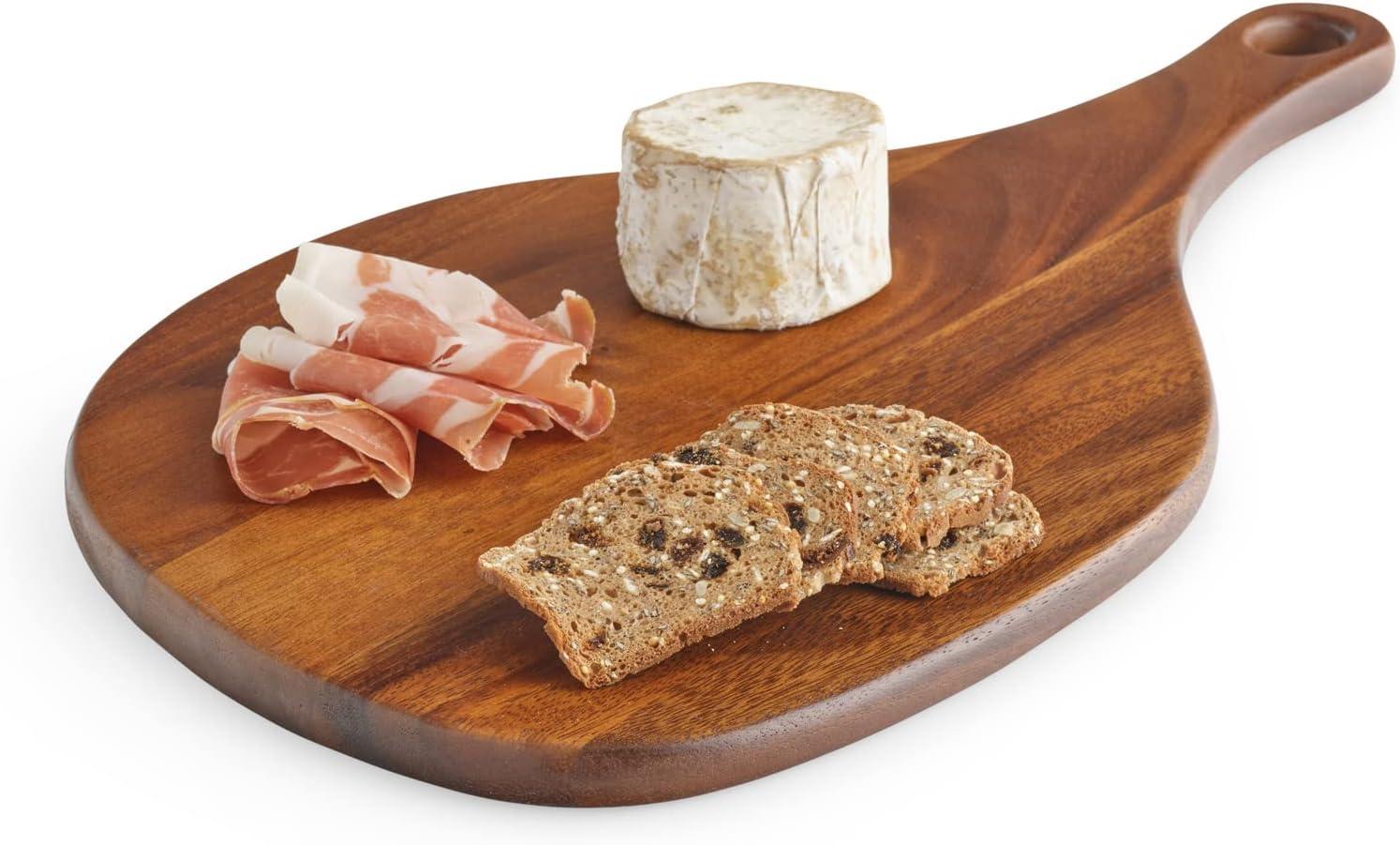 Nambe Portables Acacia Wood Cutting Board, 16.75” Large