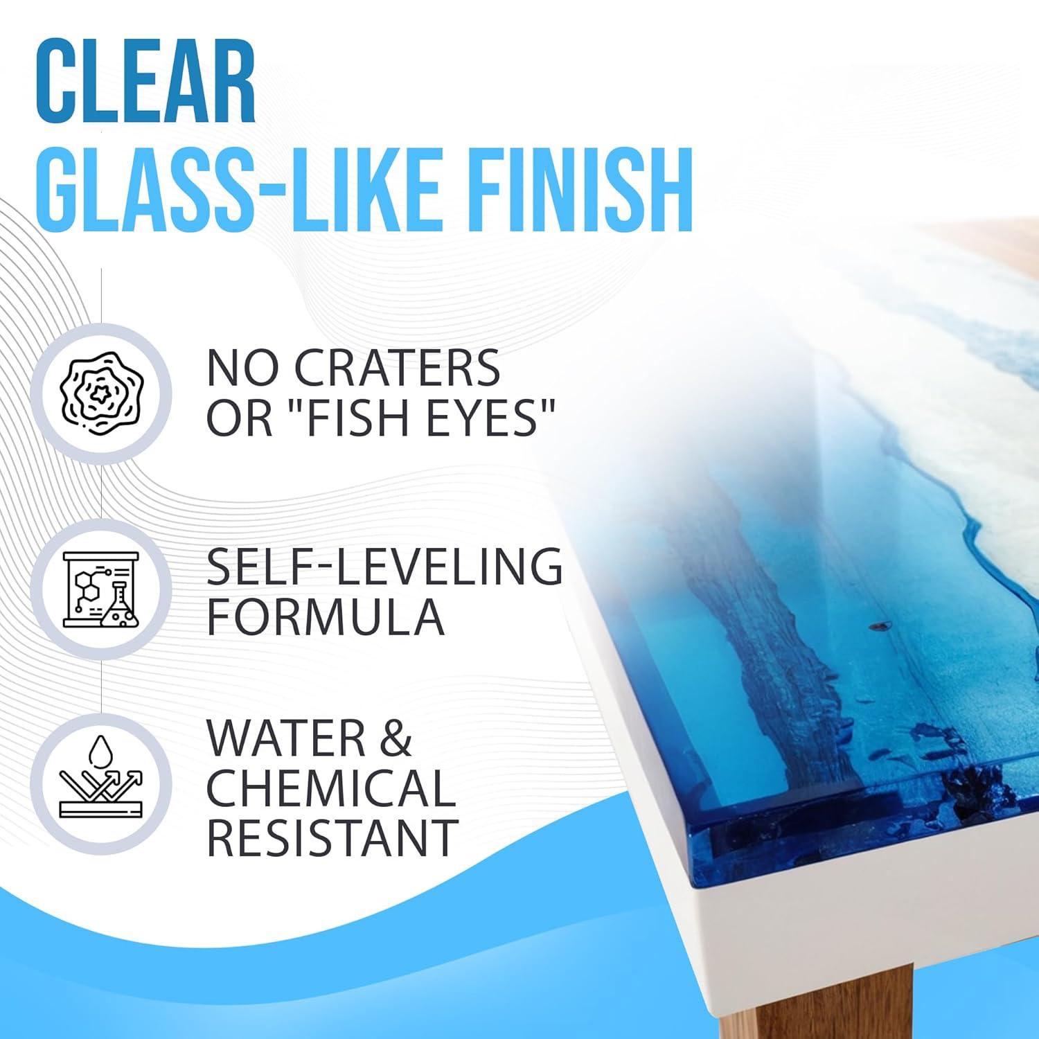 East Coast Resin Epoxy 64 Oz Kit. for Super Gloss Coating and Tabletops