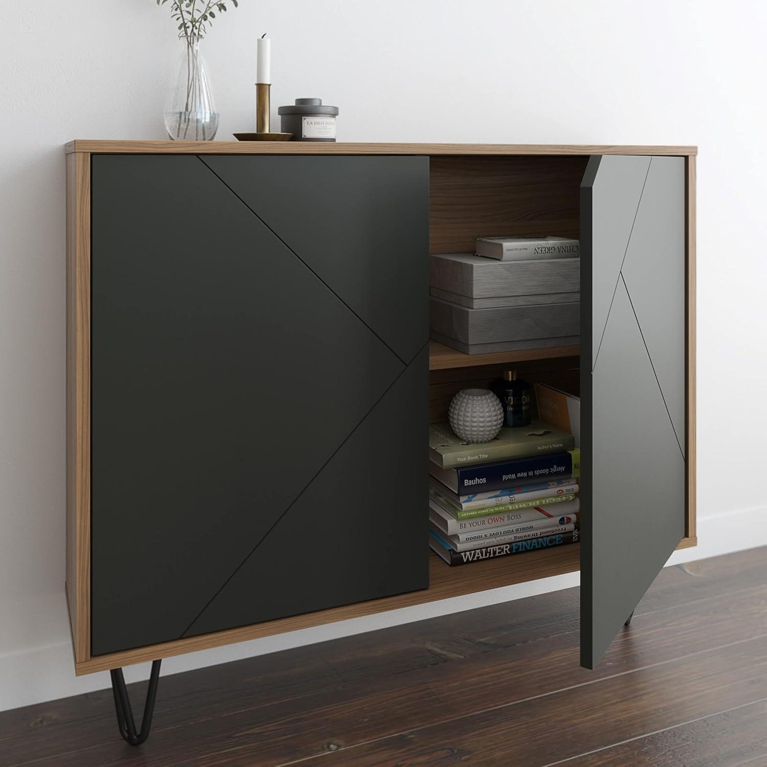 Slim 2 Door Storage Cabinet - Nexera