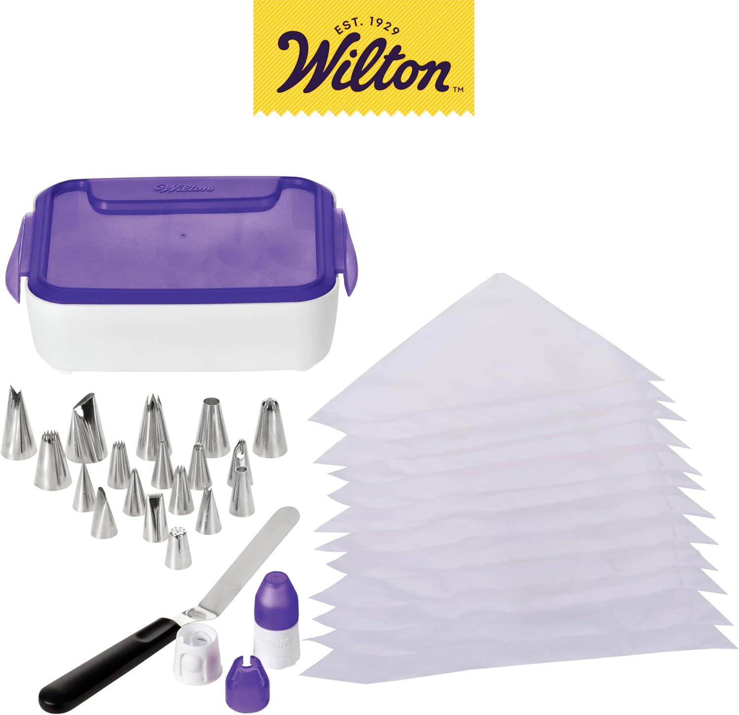 Wilton 46 Piece Non-Stick Deluxe Decorating Kit Set