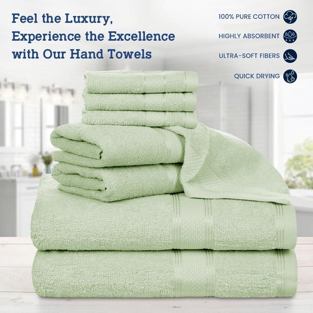 Madison Park Signature 800GSM Ultra-Soft 100% Cotton Absorbent Towel Set
