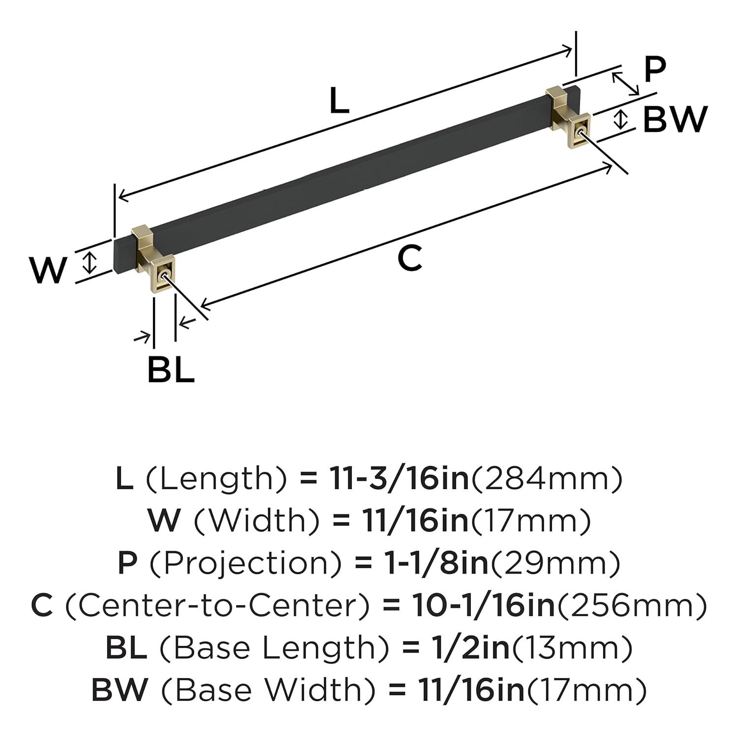 Amerock Overton 10-1/16 inch (256mm) Center-to-Center | Wayfair