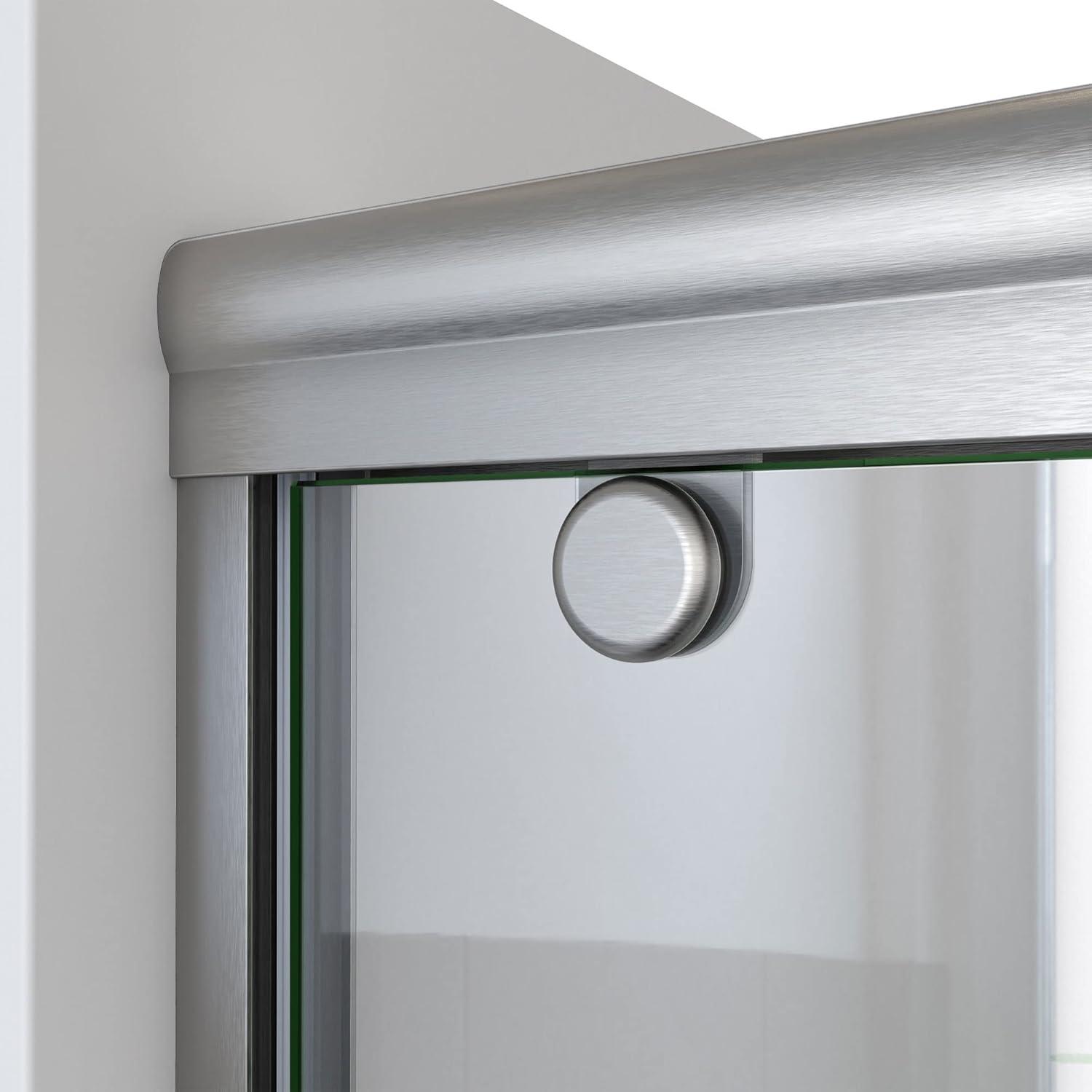 Charisma-X 44" W x 76'' H Bypass Semi-Frameless Shower Door with ClearMax Glass Treatment Technology