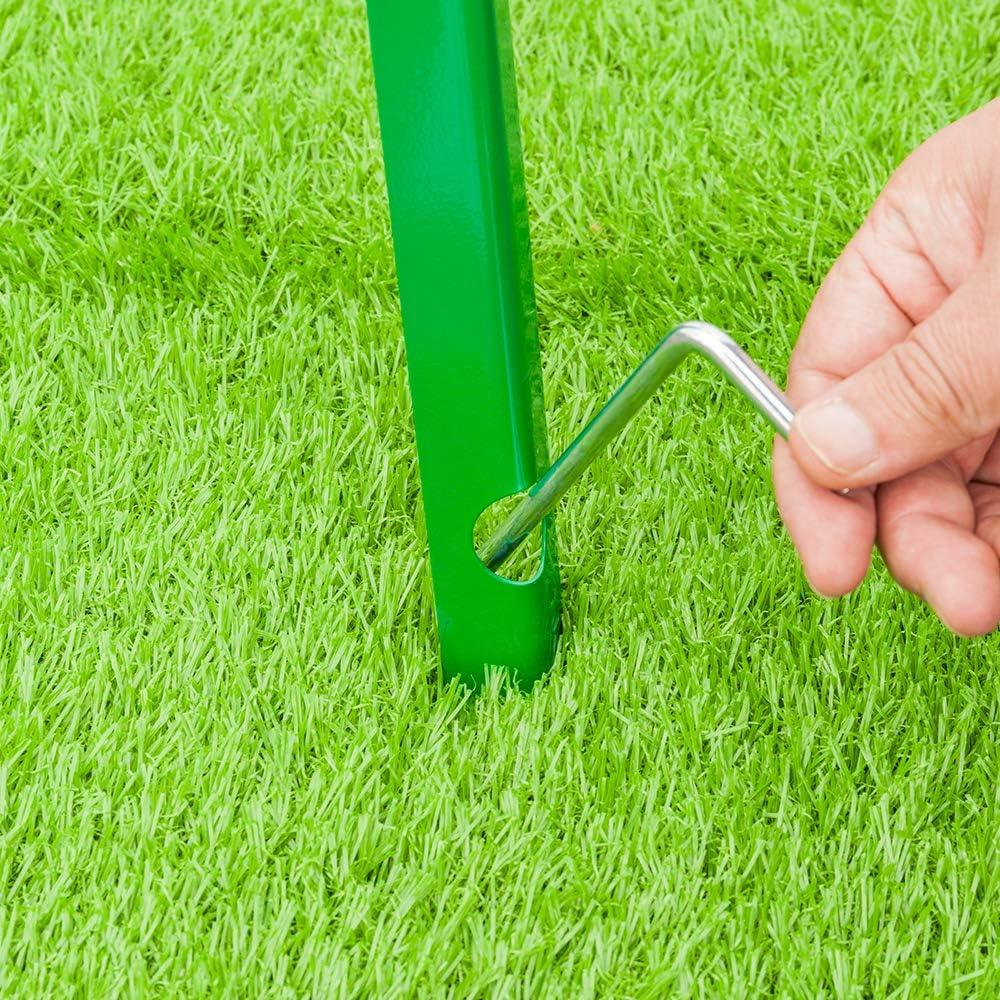 Outdoor Weather Resistant Yard Garden Windmill 8FT Green