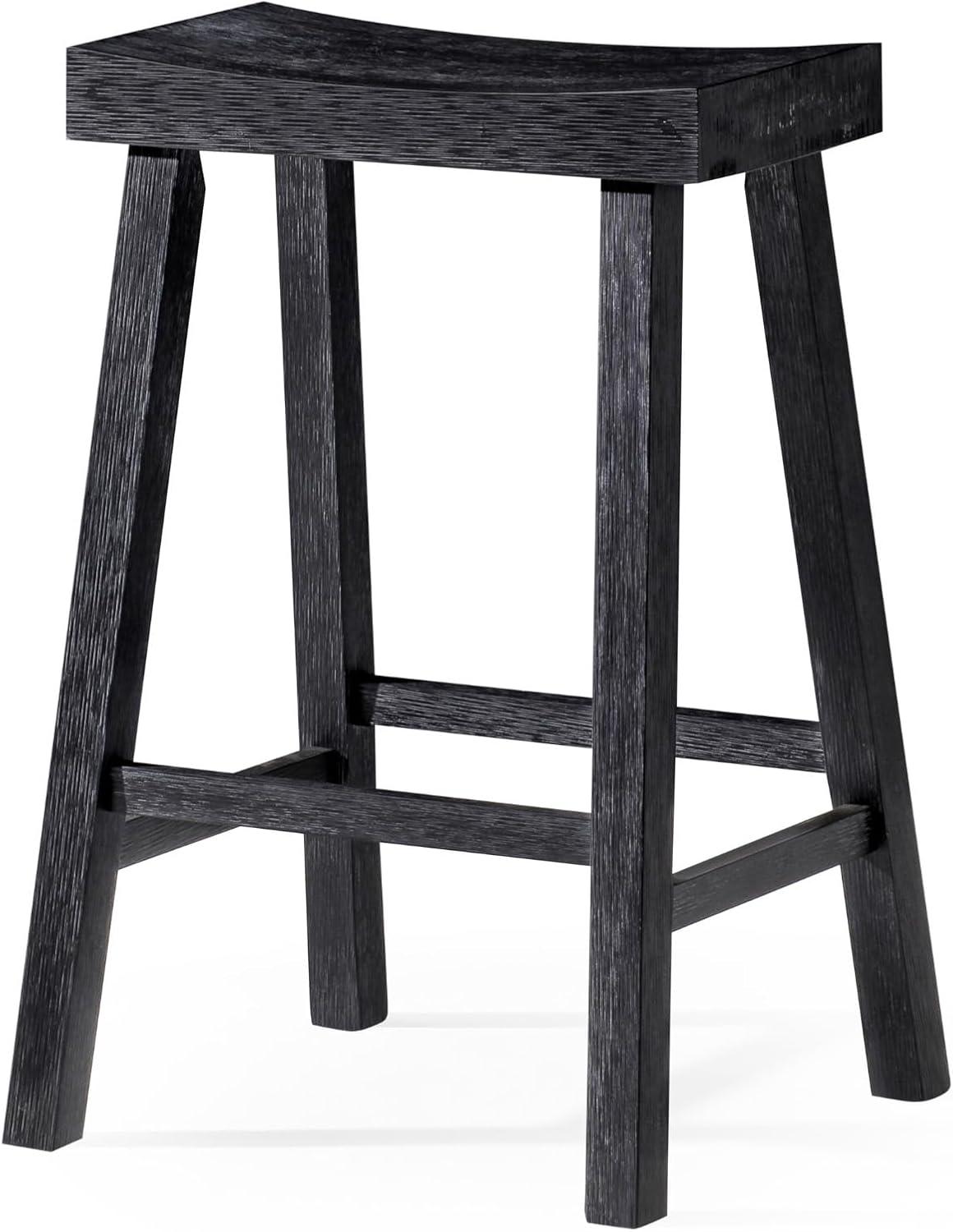 Maven Lane Vincent Wooden Kitchen Bar Stool