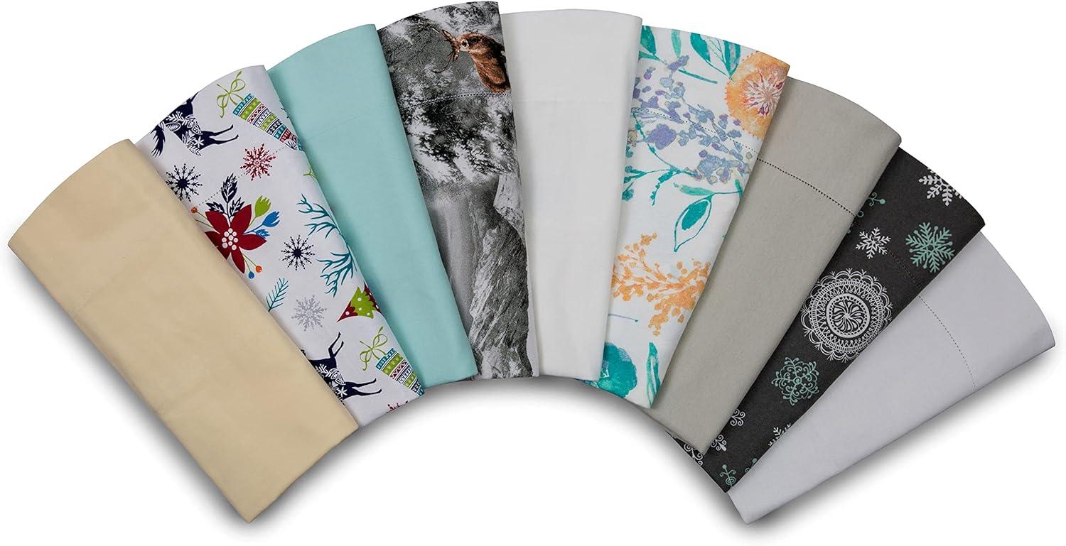 Celeste Home 190 GSM Full/Queen, Winterland Duvet Set- Warm & Cozy - 100% Cotton Flannel Pre-Shrunk - Extra Soft - Comfy - Double Brushed