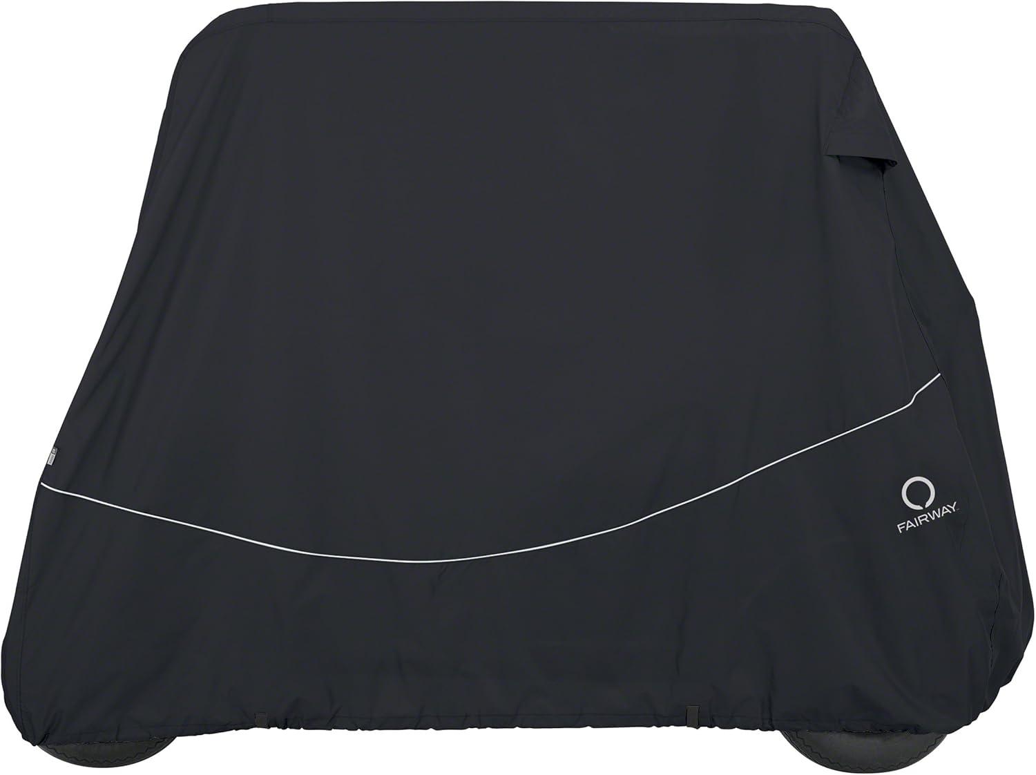 Fairway Short Roof Golf Car Quick-Fit Cover Black