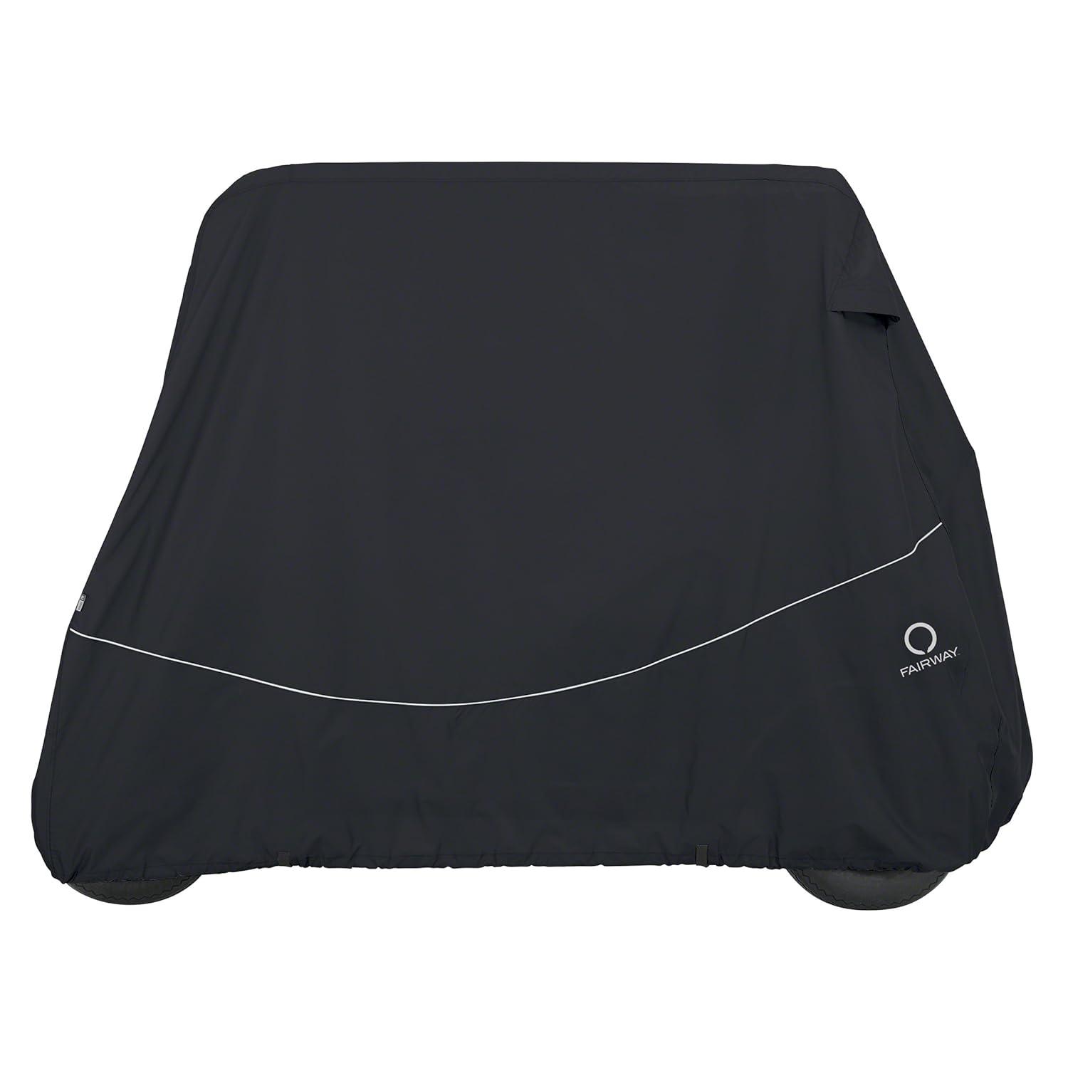 Fairway Short Roof Golf Car Quick-Fit Cover Black