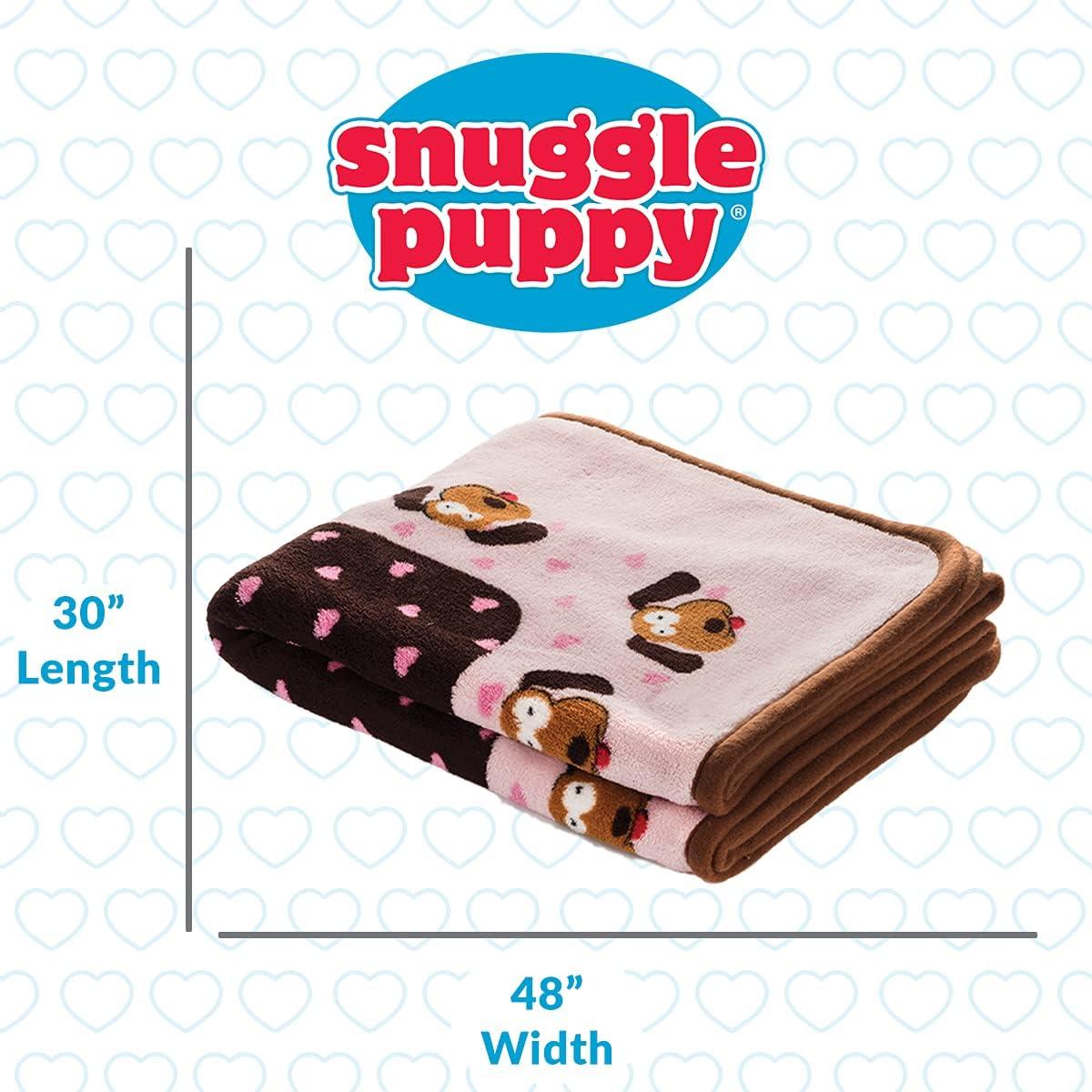 Snuggle Puppy Blanket for Pets - Extra Soft and Long Lasting - Pink Pattern