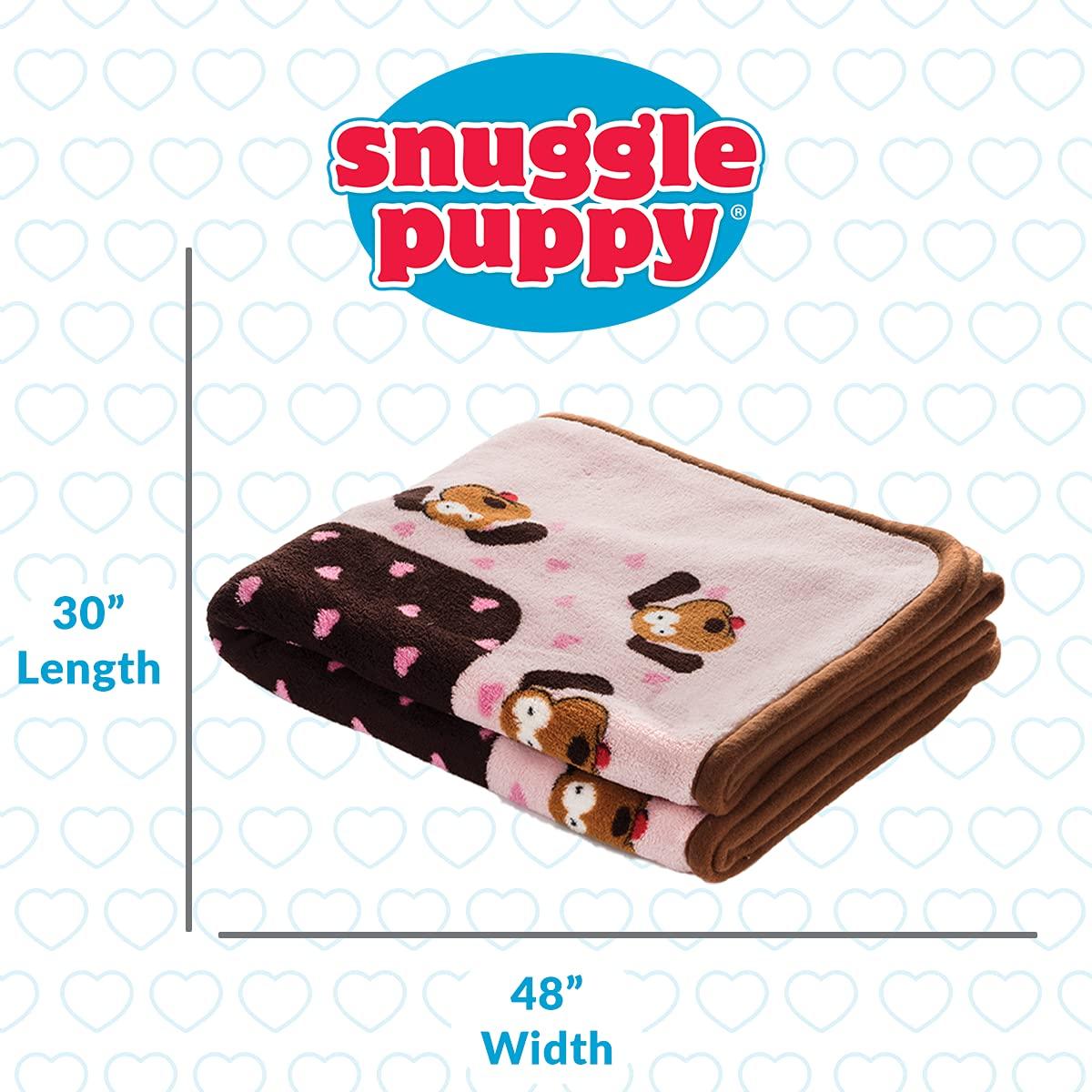 Snuggle Puppy Blanket for Pets - Extra Soft and Long Lasting - Pink Pattern