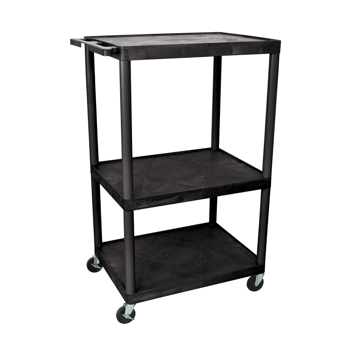 LP Carts Series High Open Shelf AV Cart