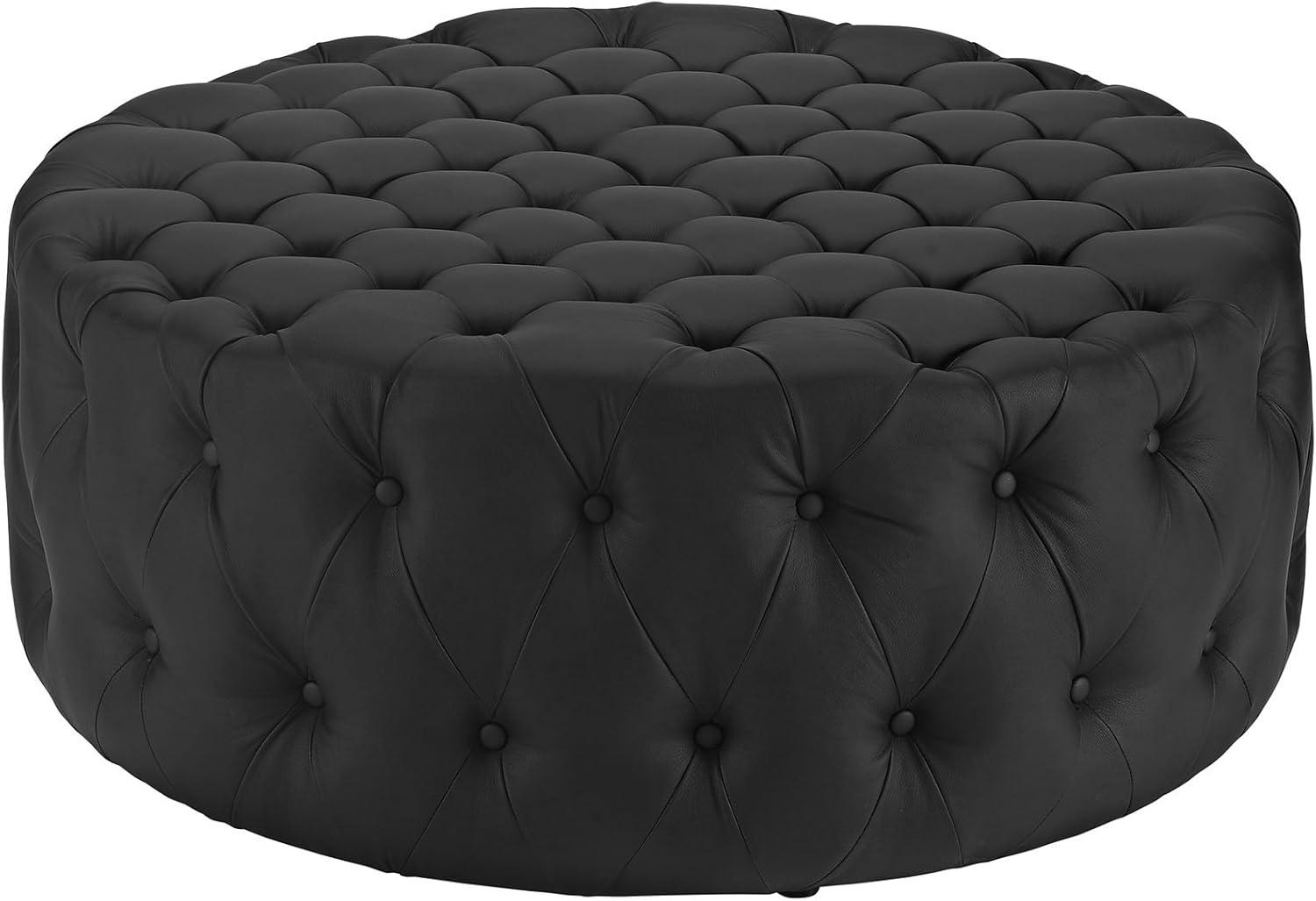 Modway Copper Grove Harrison Blue Amour Fabric Ottoman