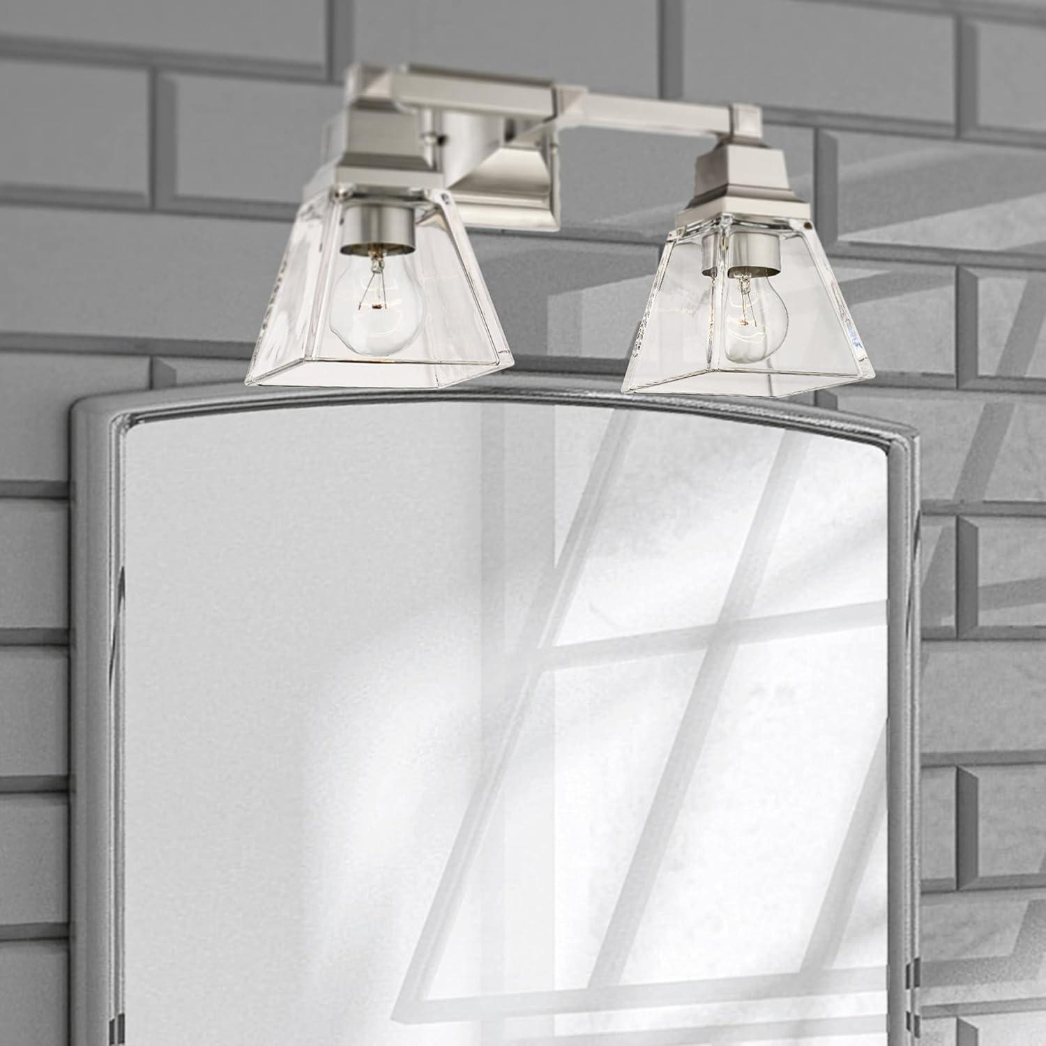 Livex Lighting Mission 2 - Light Vanity in  Brushed Nickel