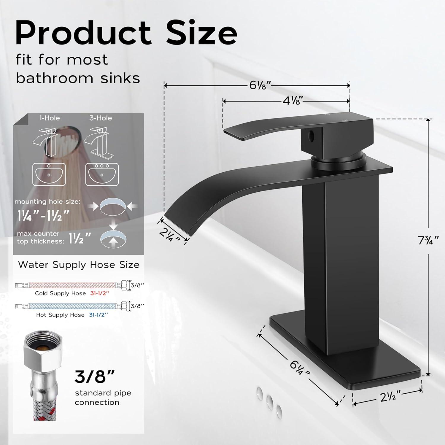 Single-Hole Single-handle Bathroom Faucet