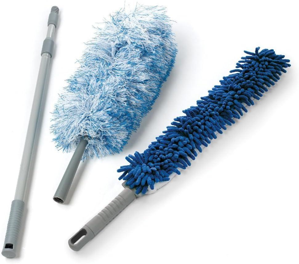 O-Cedar Dual-Action Duster Set, Traps Particles on Any Hard Surface