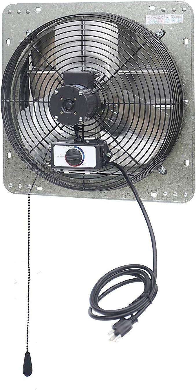 iLiving ILG8SF14V-T 14 Inch 3 Speed Attic Garage Growing Ventilation Exhaust Fan