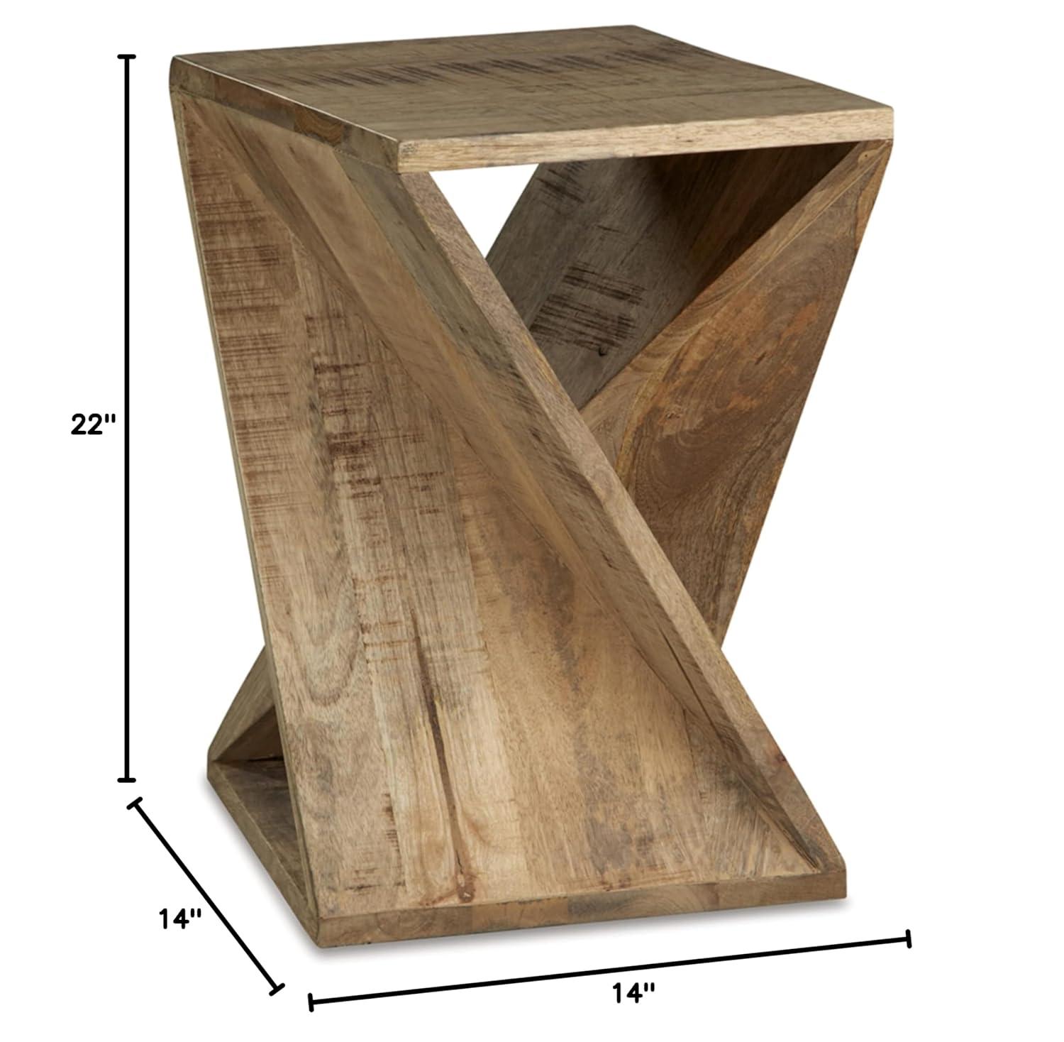 Millwood Pines Edu Solid Wood End Table