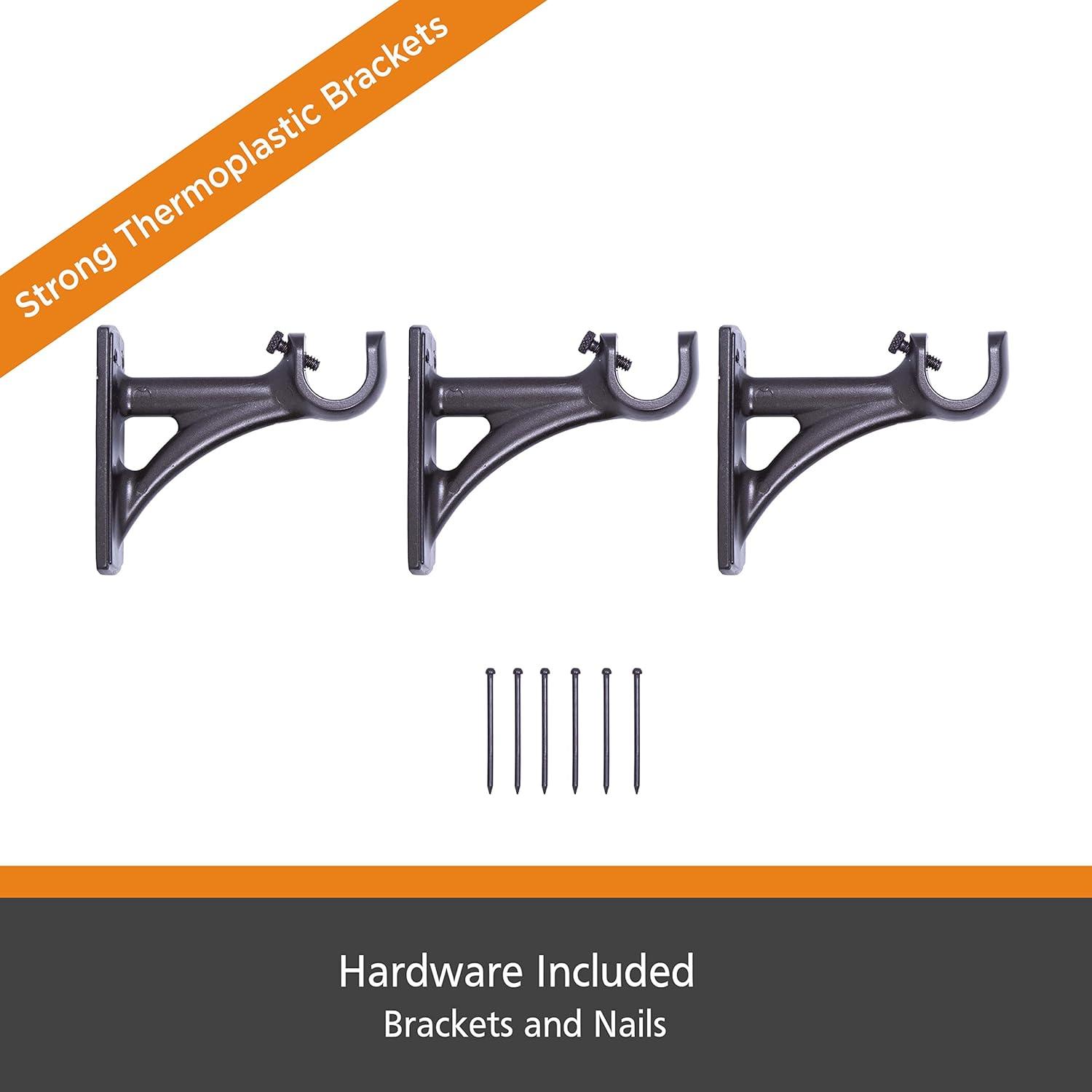 Steel Adjustable Single Curtain Rod