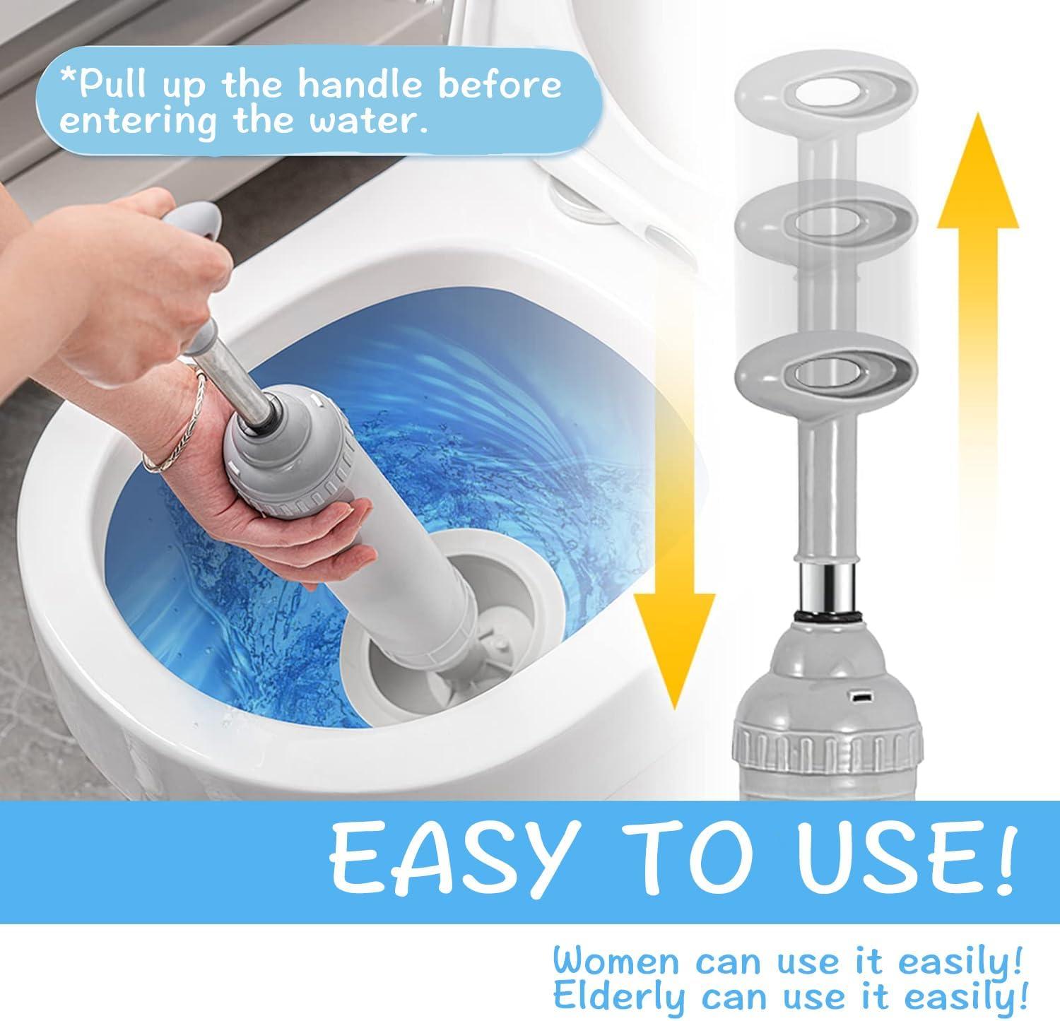 XOAIHY Heavy-Duty Toilet And Gutter Plunger: Clear Clogs In Toilets, Kitchens, And Gutters With This Powerful Home Plunger For Efficient Plumbing Maintenance