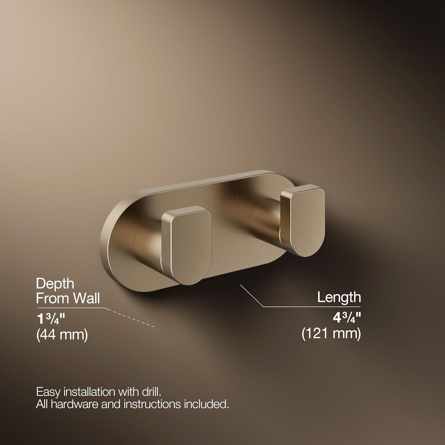 Composed® Wall Mounted Double Robe Hook