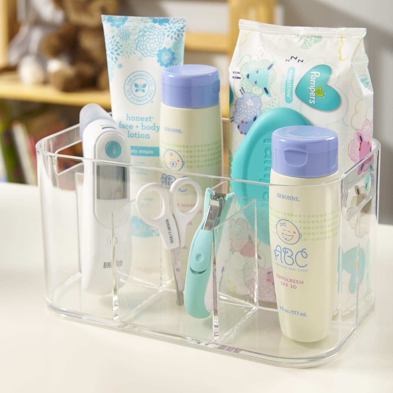 STORi Bliss 5-Compartment Plastic Organizer | Clear