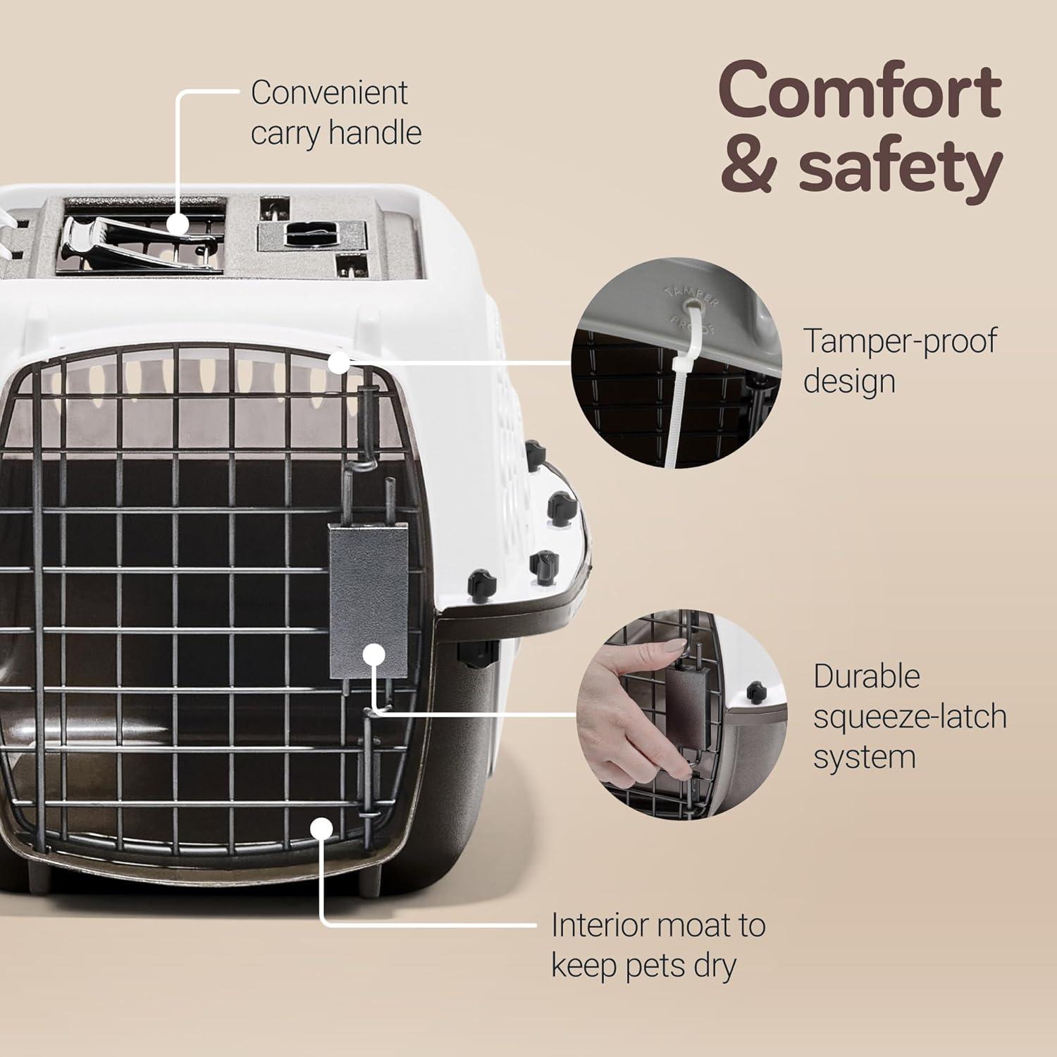 Plastic Pet Carrier with 1 Door