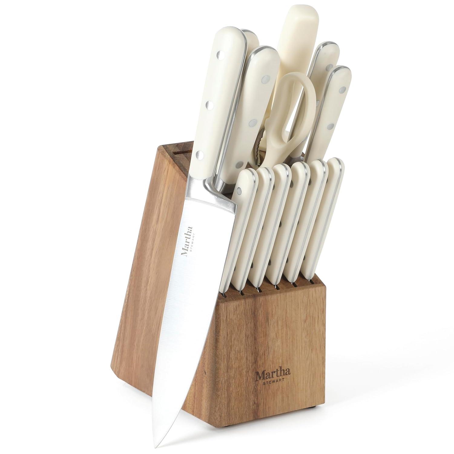 Martha Stewart 14 Piece Knife Block Set & Reviews | Wayfair