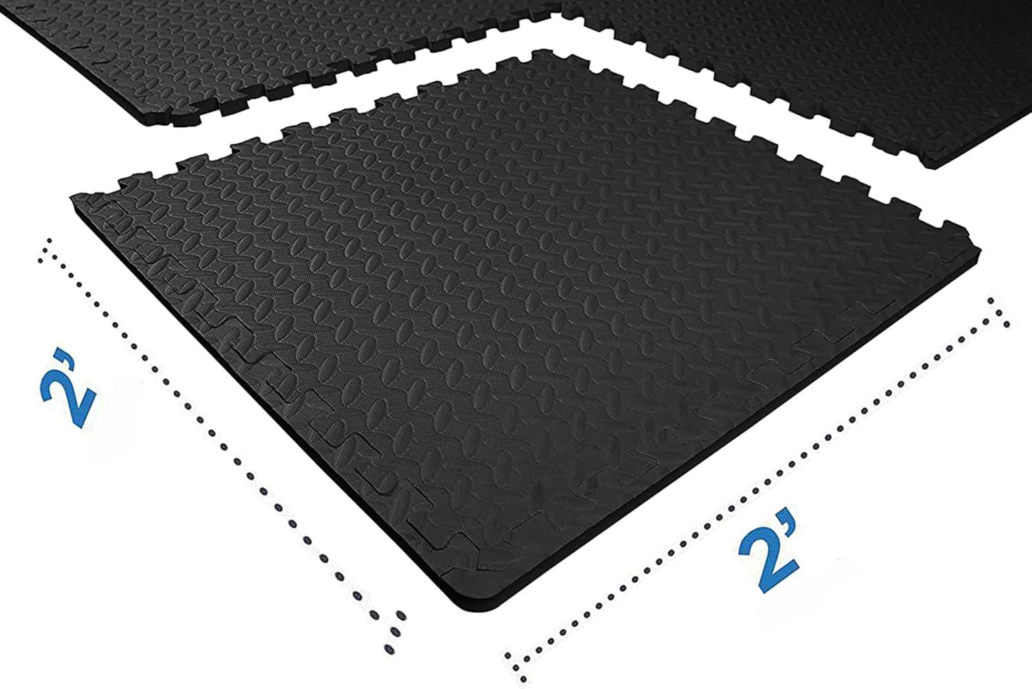 BalanceFrom Fitness Interlocking EVA Foam Exercise Mat Tiles