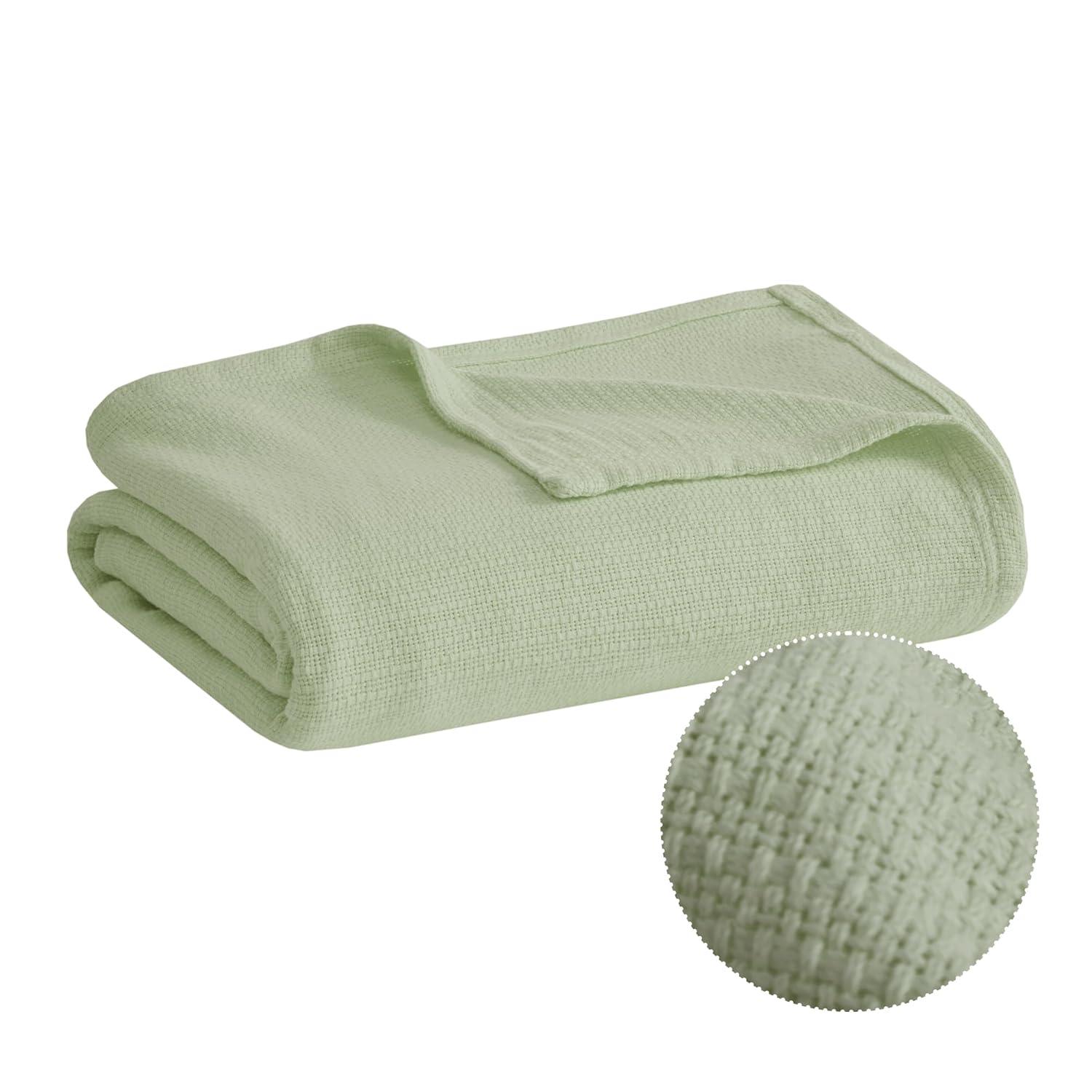 Freshspun Basketweave Cotton Blanket