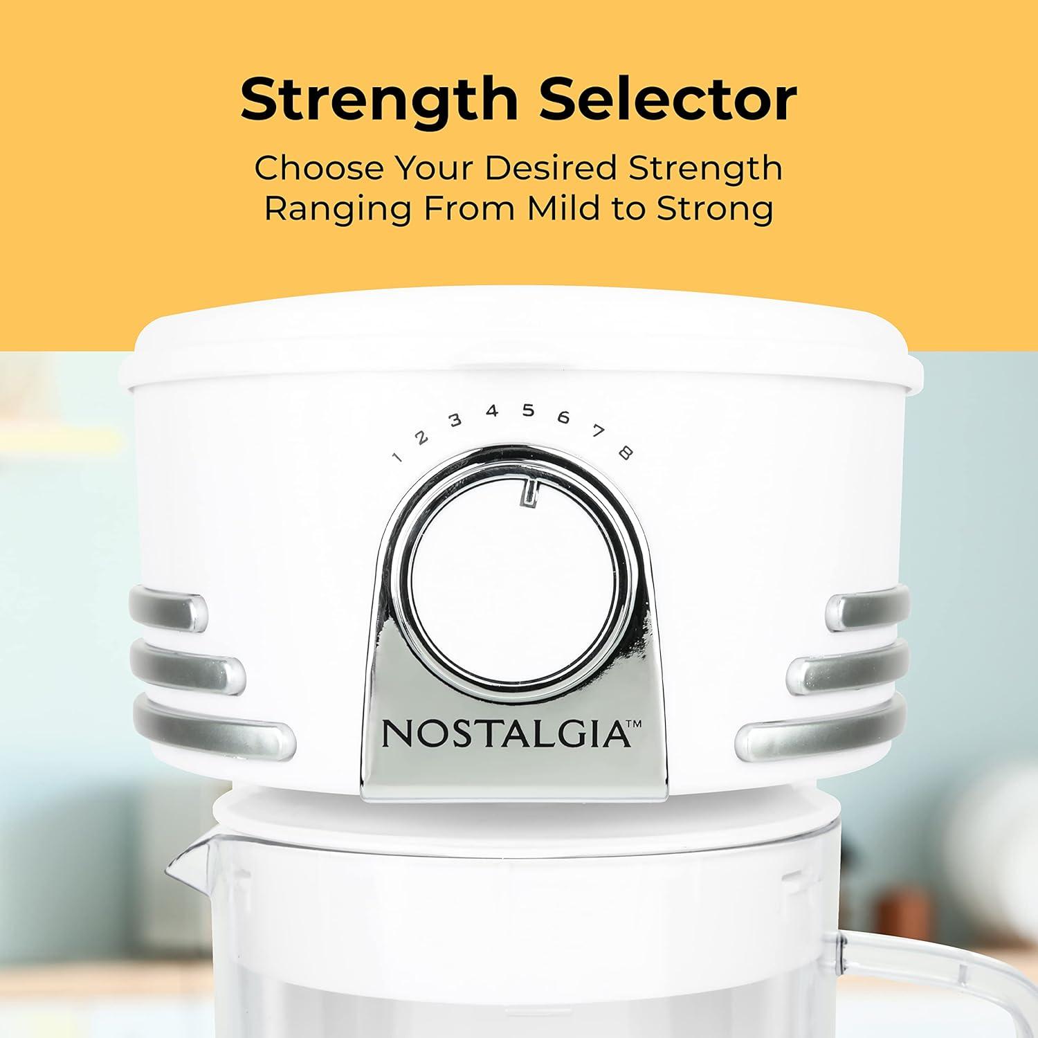 Nostalgia Nostalgia 3-Cup Coffee Maker NCIT3PLSWH6A