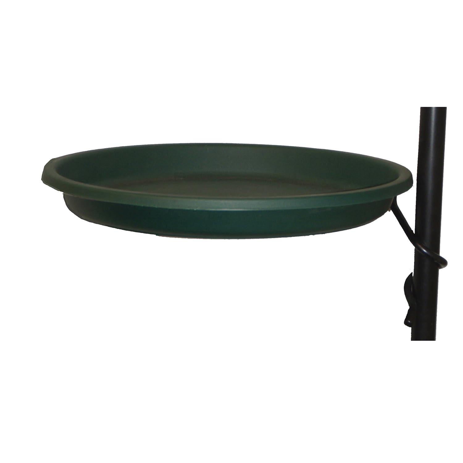 Erva Quick Connect Pole Mount Bird Bath, Green
