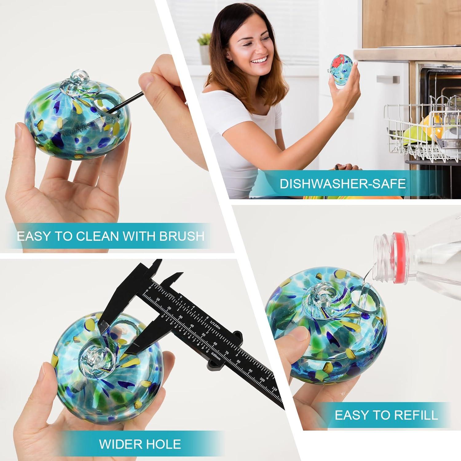 2025 New Charming Wind Chimes Hummingbird feeders,Window Bird feeders for Viewing,Bird feeders for Outdoors Hanging ant and bee Proof