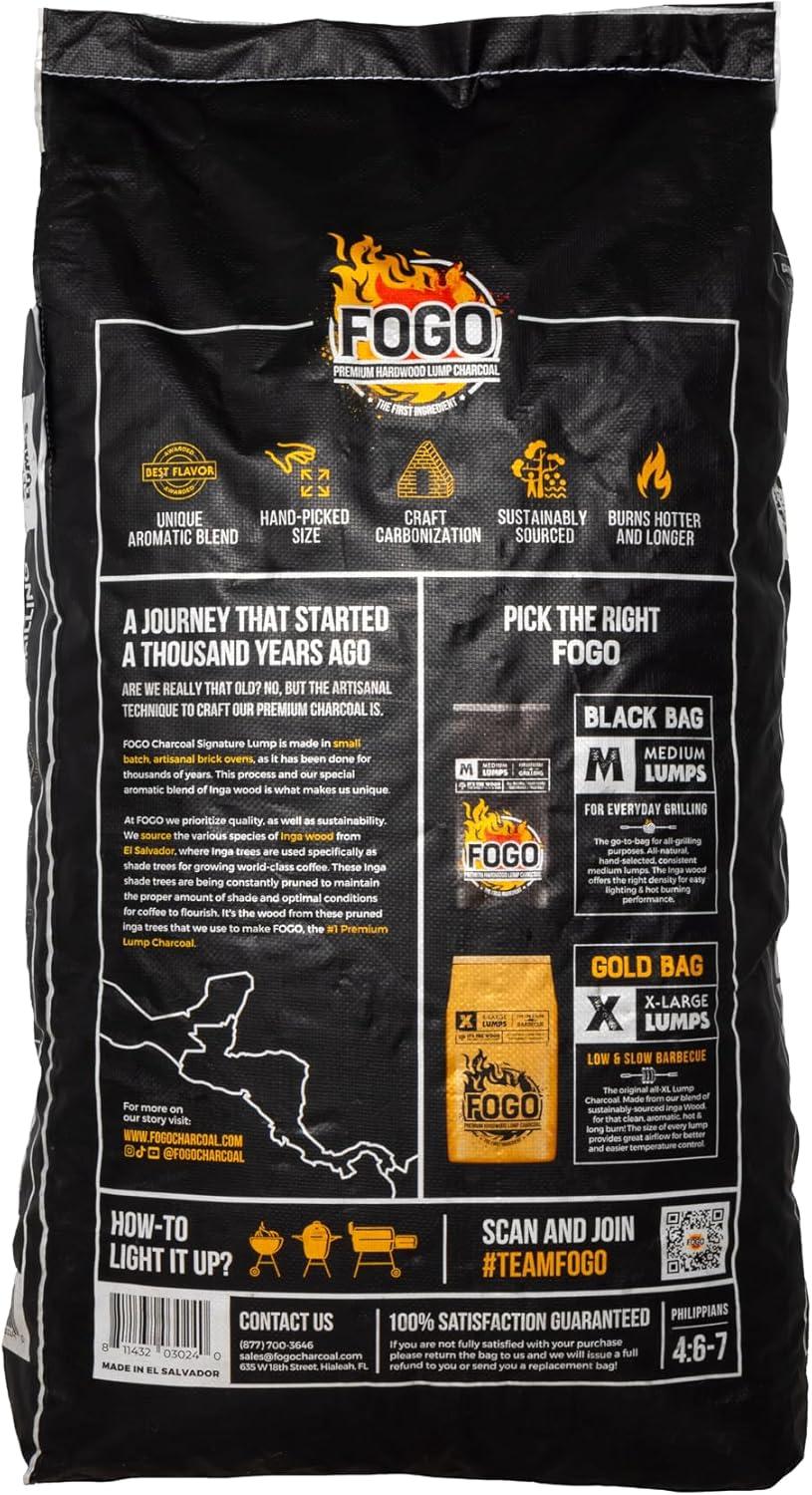 FOGO Premium 35lbs Black Bag