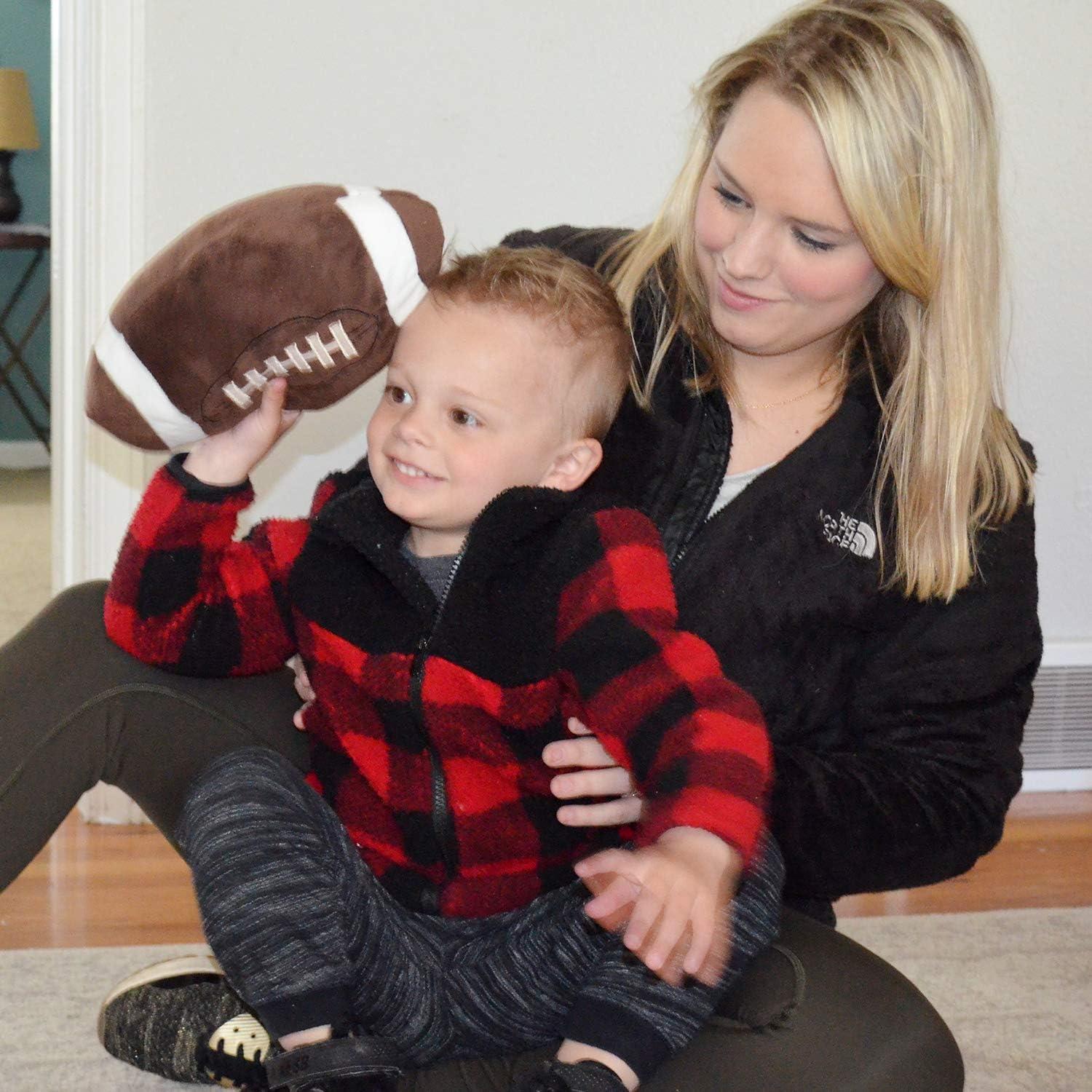 CatchStar Baby Football Plush Toys: Boy Stuffed Sports Throw Pillows Stuff Balls