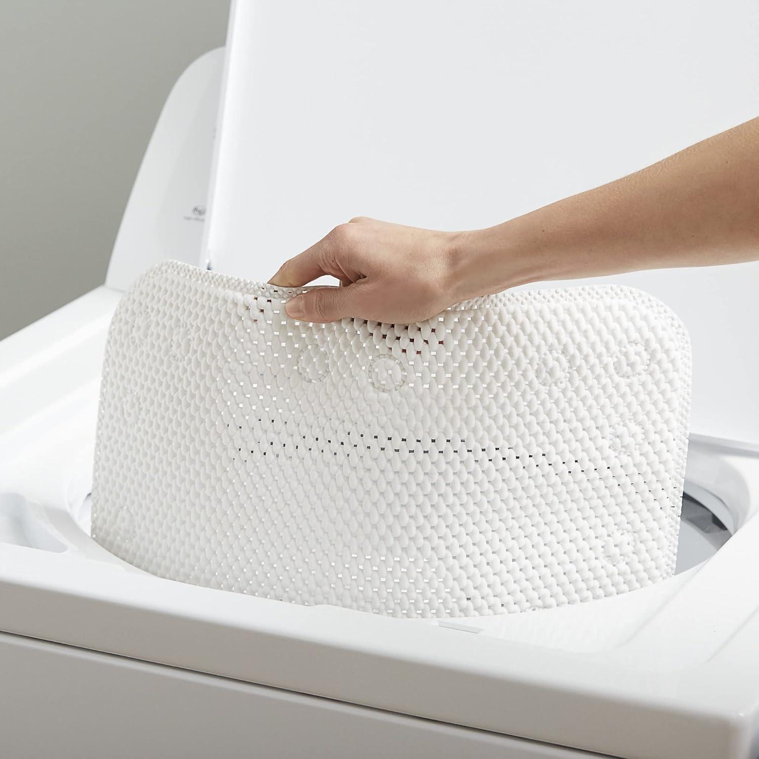 Duck 21 in x 21 in Softex Cushioned Shower Mat, White