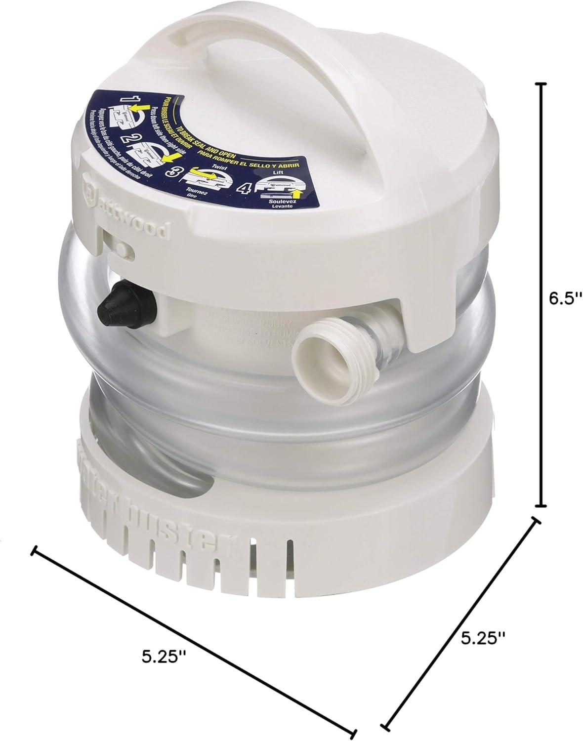 Attwood 200 GPH WaterBuster Portable Pump