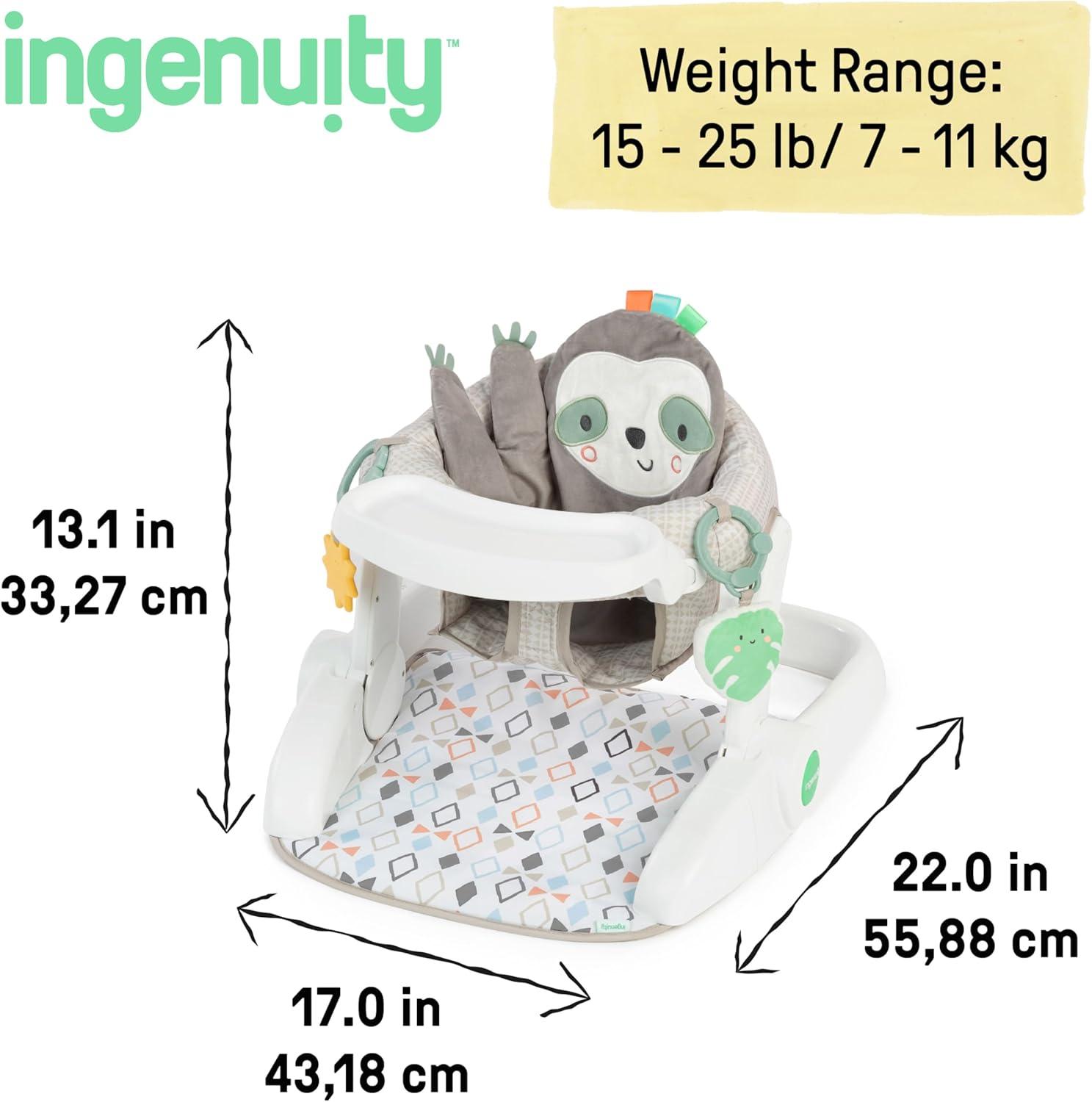Ingenuity Prop Spot 2-in-1 Sit-Up Infant Floor Seat - Green