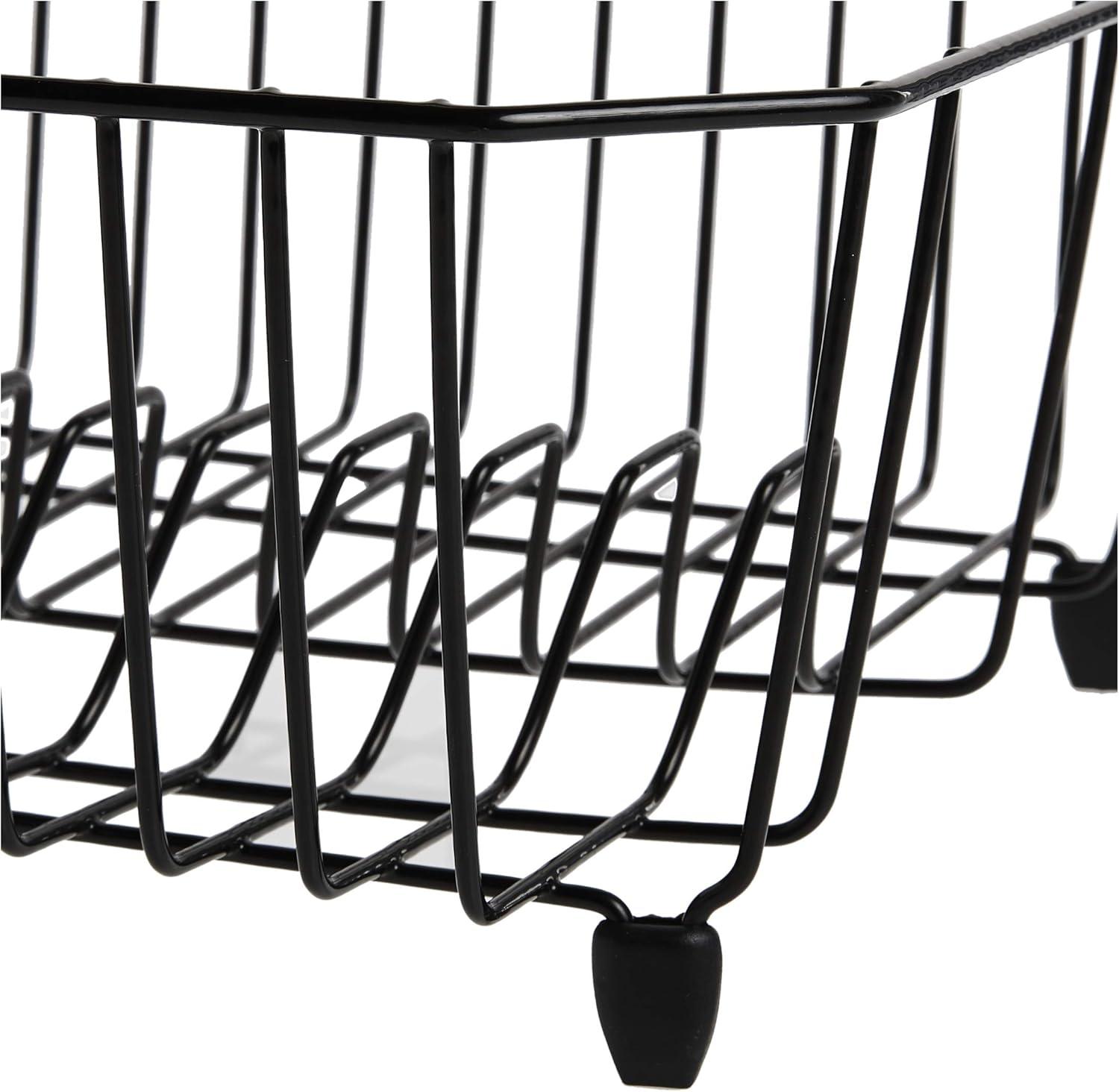 Panacea Steel Small Black Dish Drainer