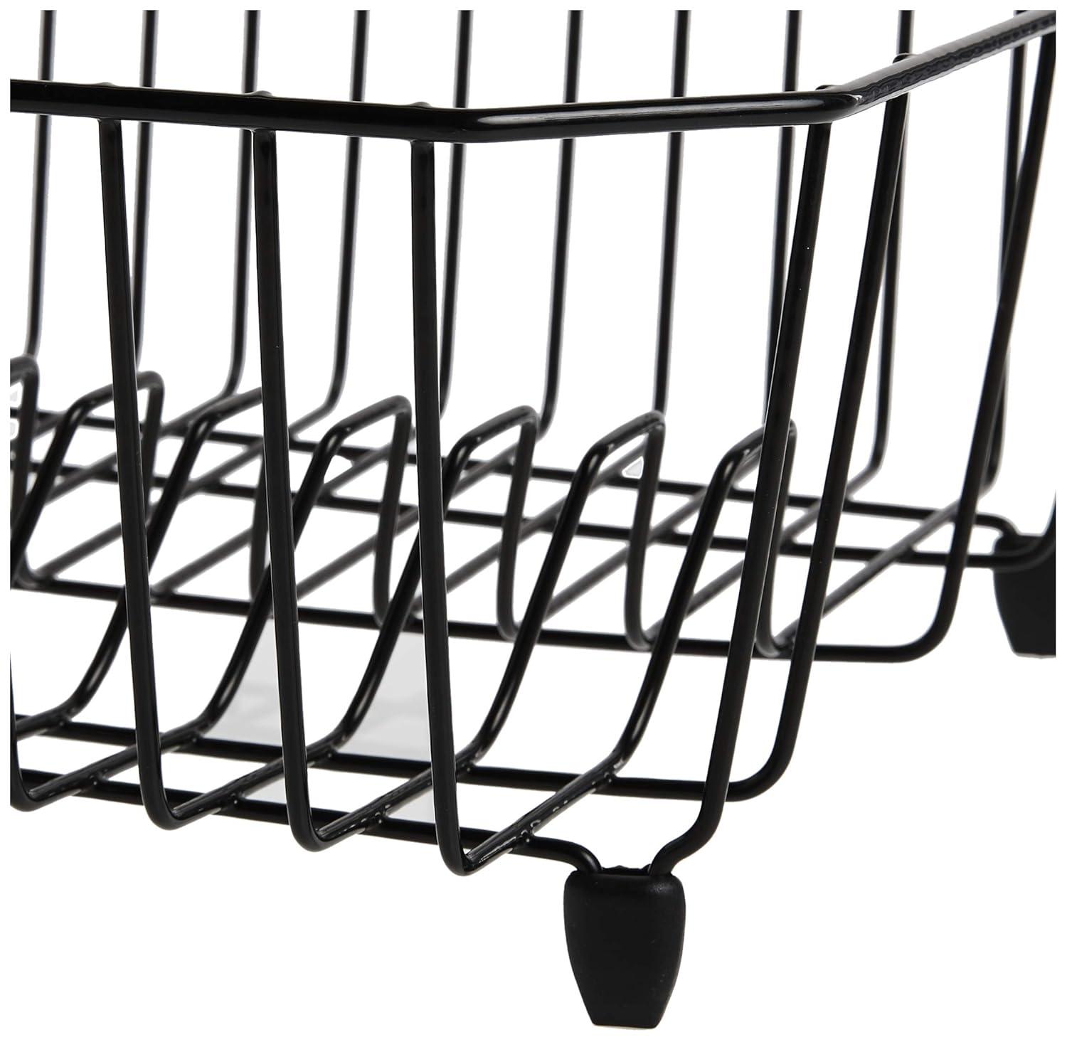 Panacea Steel Small Black Dish Drainer